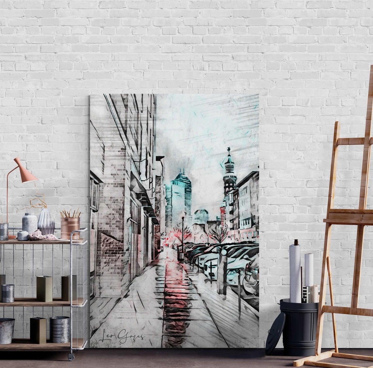 Urban Afternoon Wall Art - ARTAX GALLERY