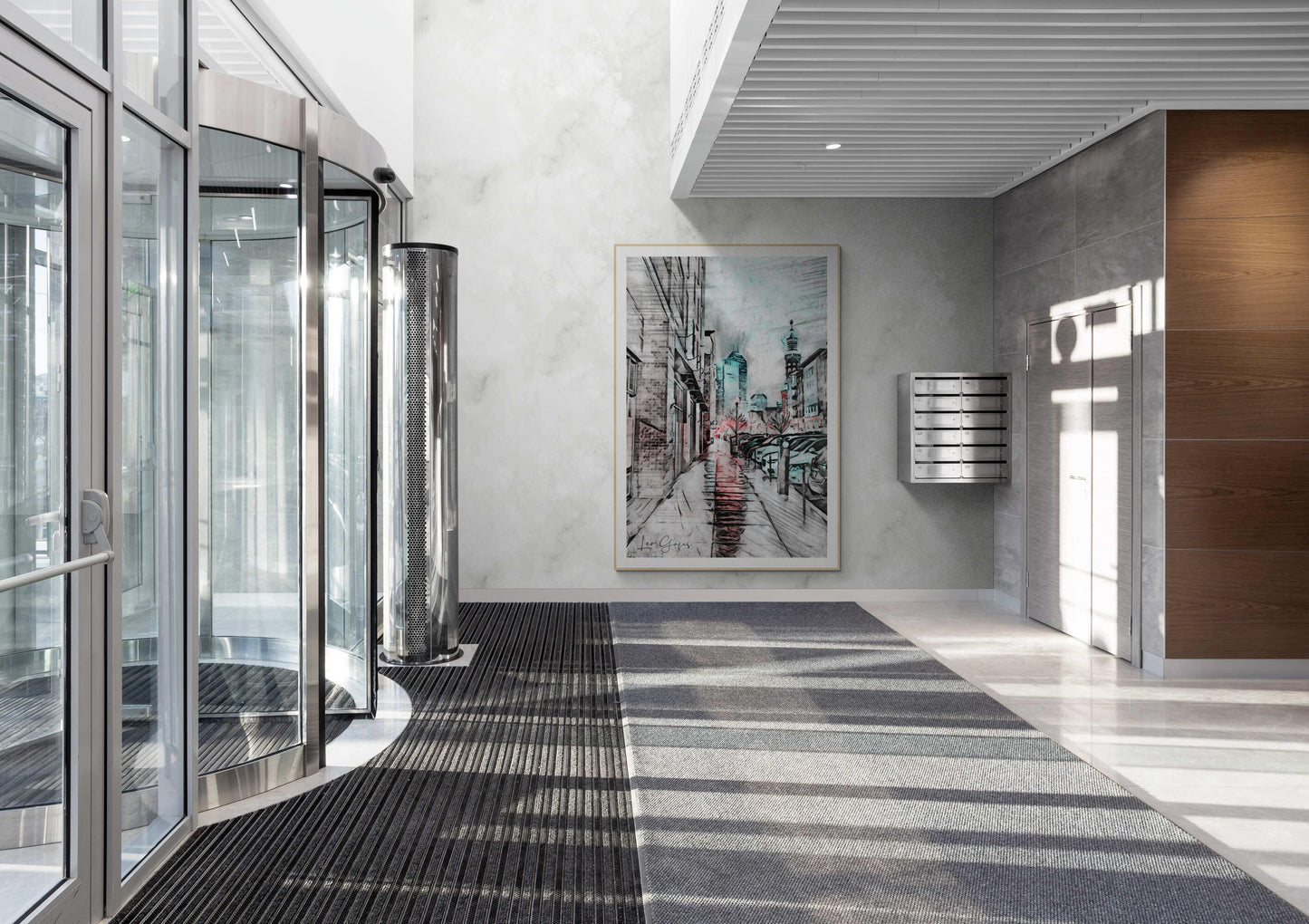 Urban Afternoon Wall Art - ARTAX GALLERY