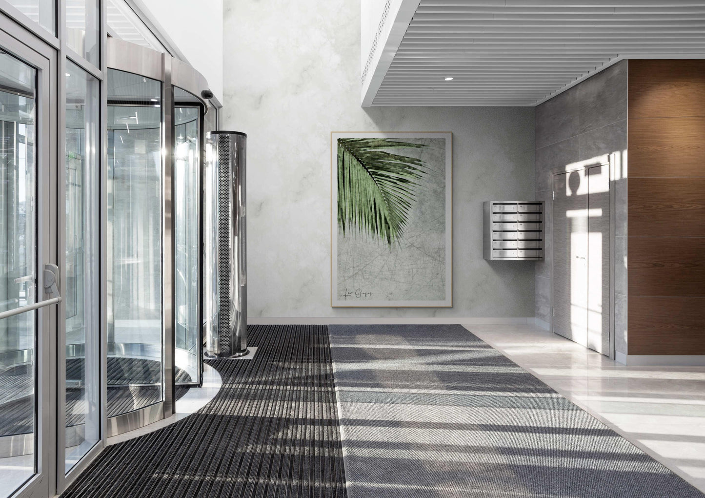 The Green Corner Wall Art - ARTAX GALLERY