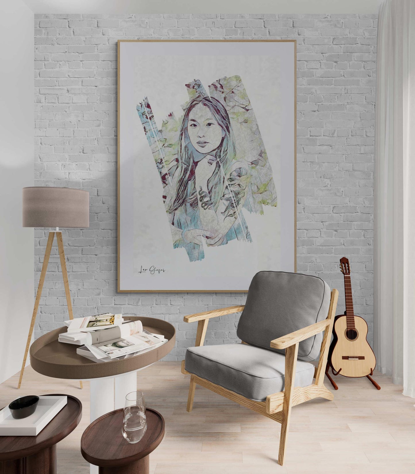Dragon Girl Wall Art - ARTAX GALLERY