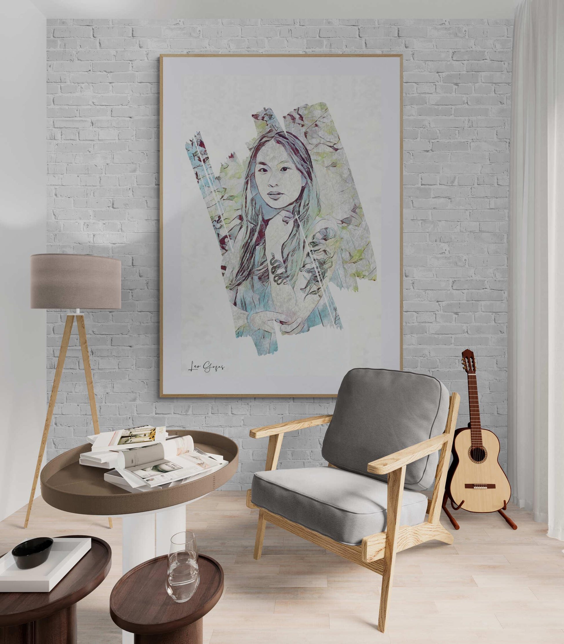 Dragon Girl Wall Art - ARTAX GALLERY