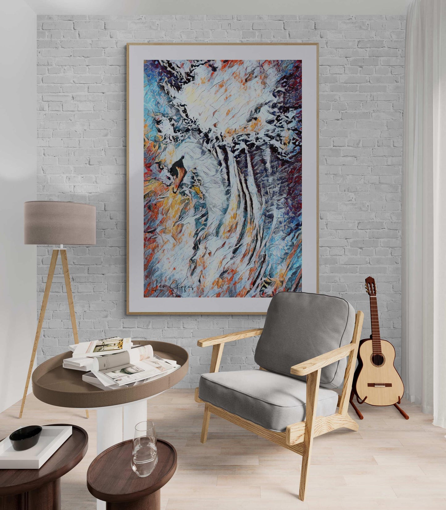 The Golden Swan Wall Art - ARTAX GALLERY