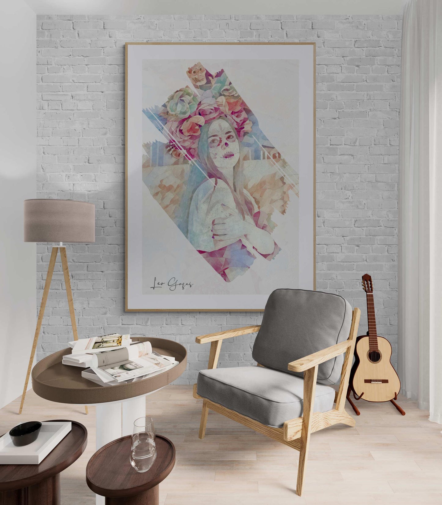 Day of the Dead Beauty Wall Art - ARTAX GALLERY