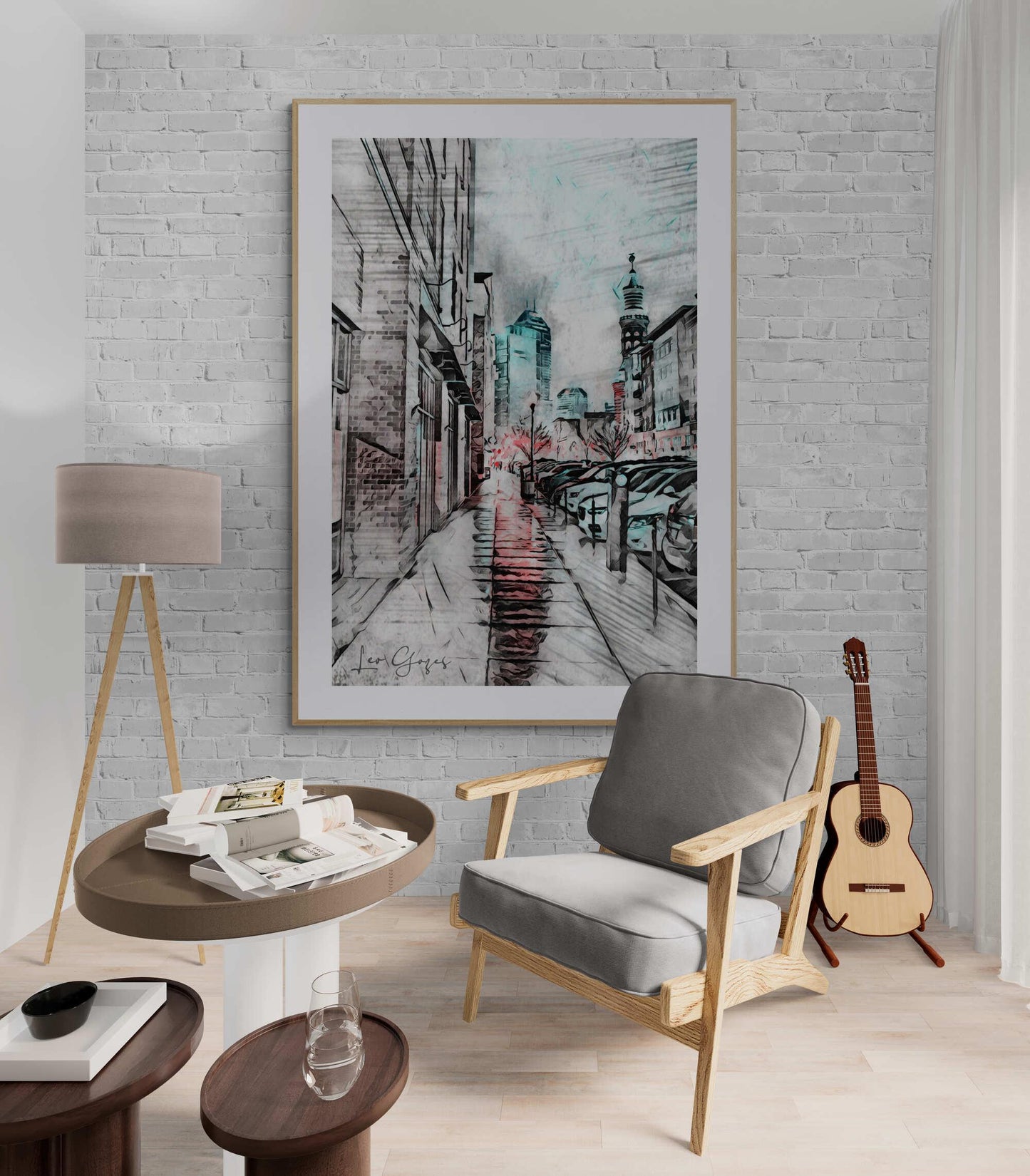 Urban Afternoon Wall Art - ARTAX GALLERY