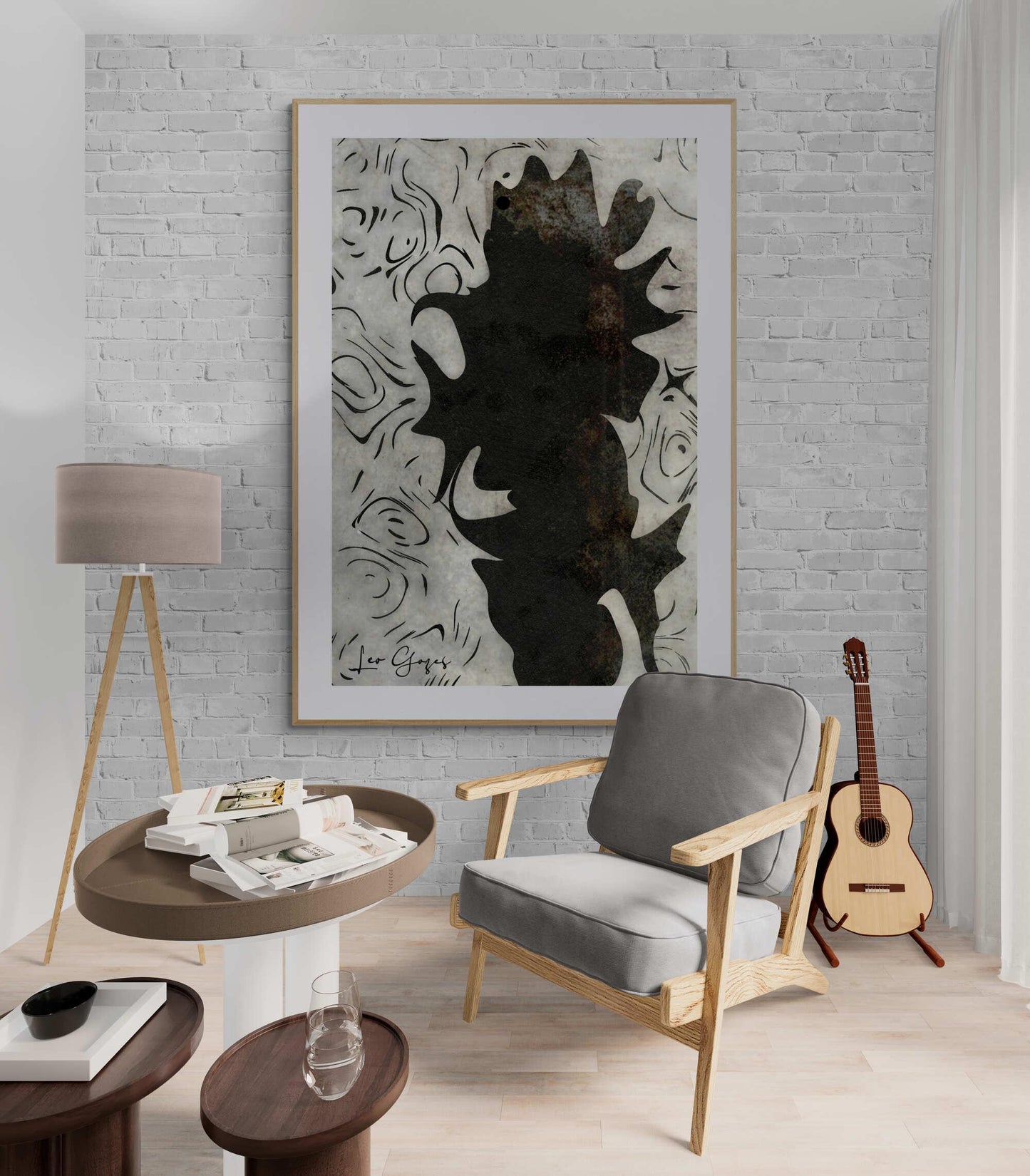 The Rooster Wall Art - ARTAX GALLERY