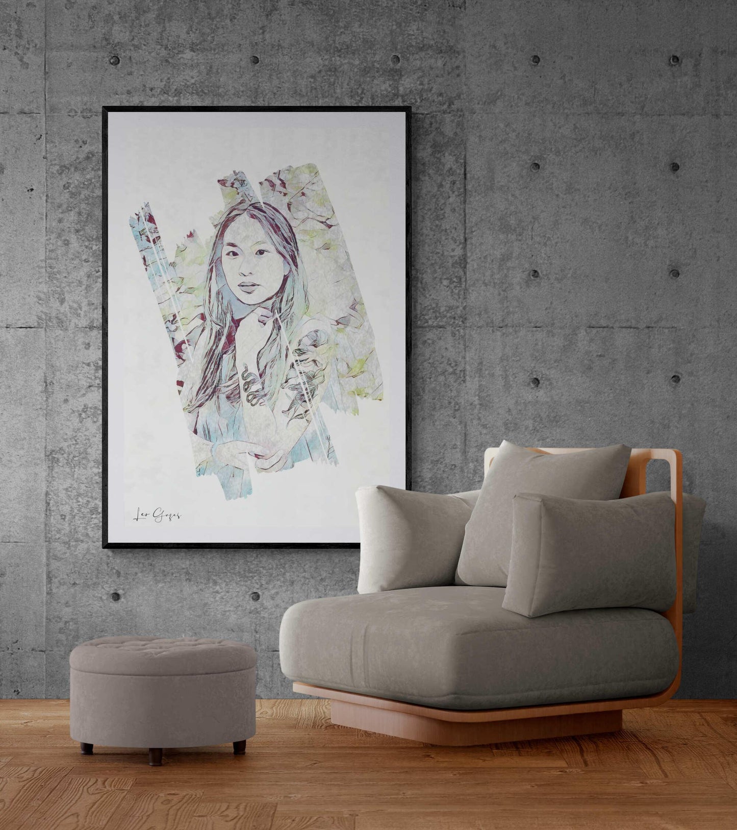 Dragon Girl Wall Art - ARTAX GALLERY