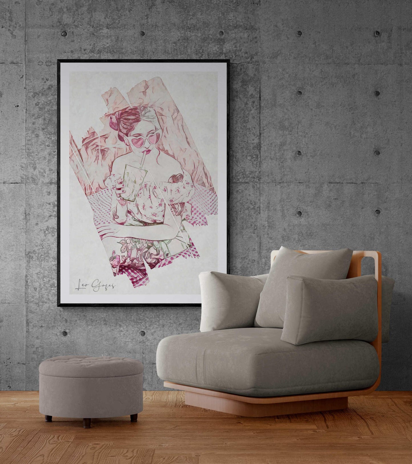 The Picnic Girl Wall Art - ARTAX GALLERY