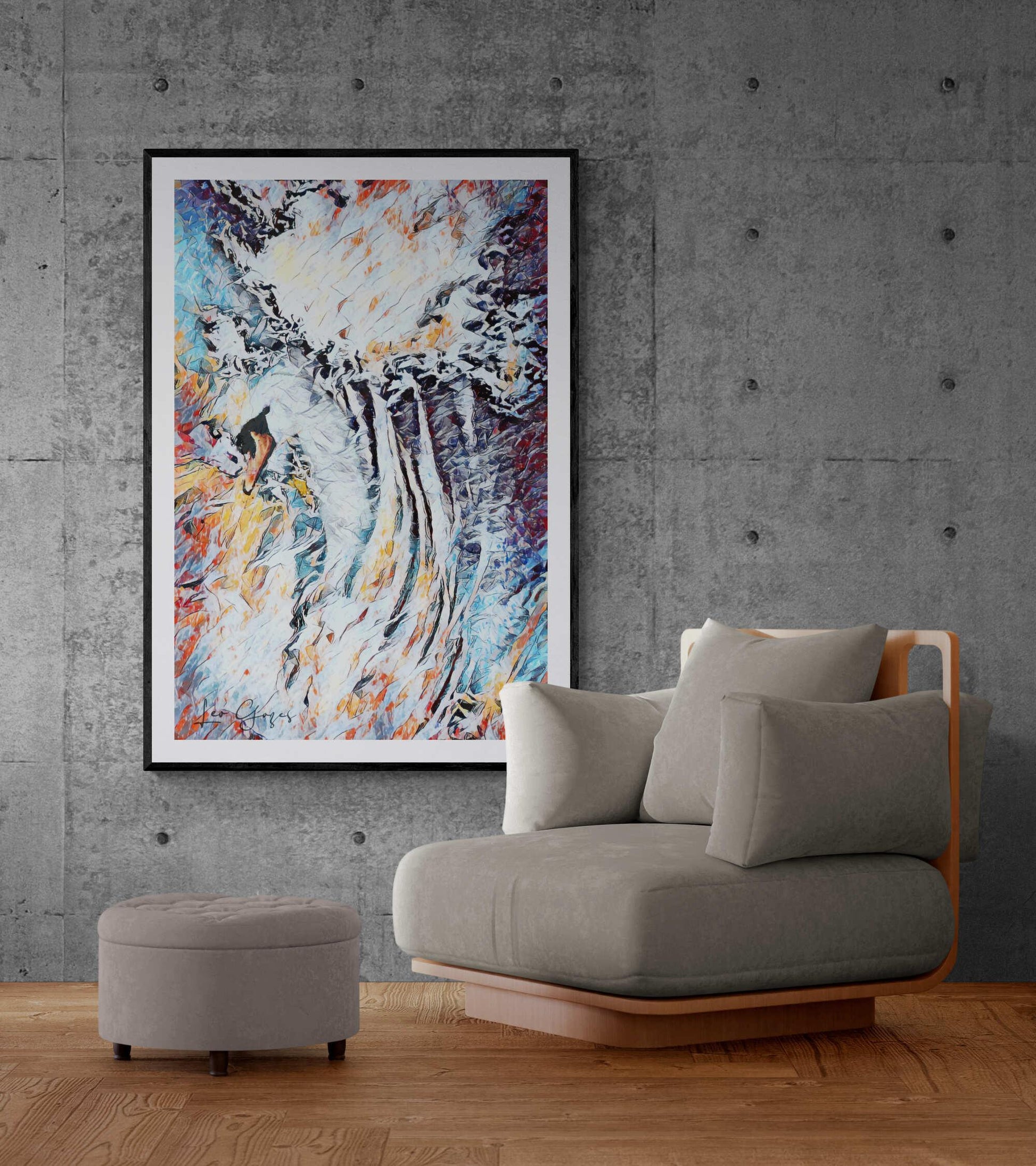 The Golden Swan Wall Art - ARTAX GALLERY