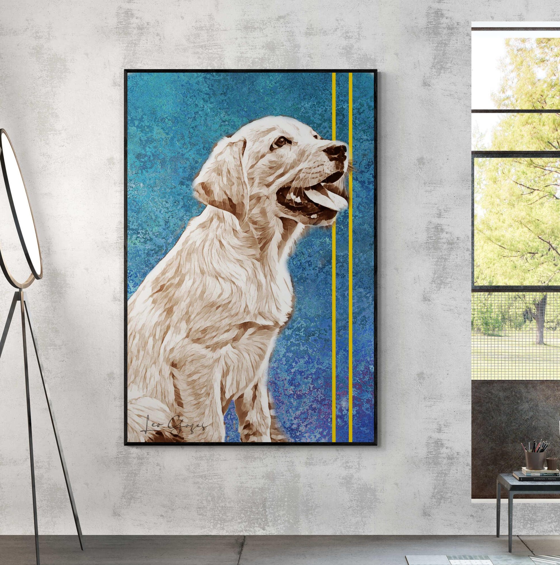 Golden Retriever Puppy Wall Art - ARTAX GALLERY