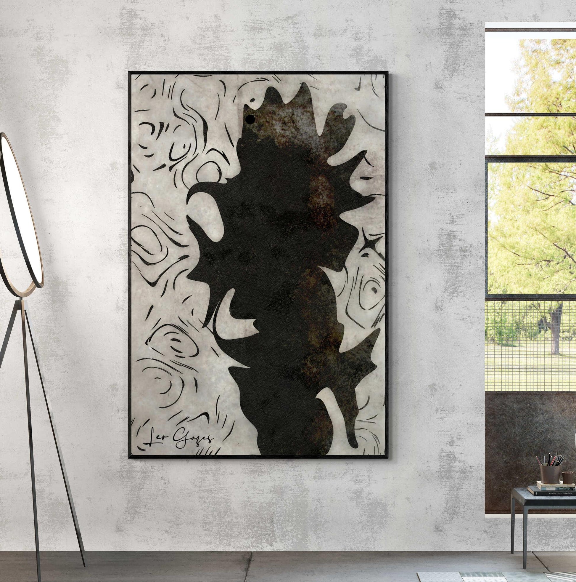 The Rooster Wall Art - ARTAX GALLERY