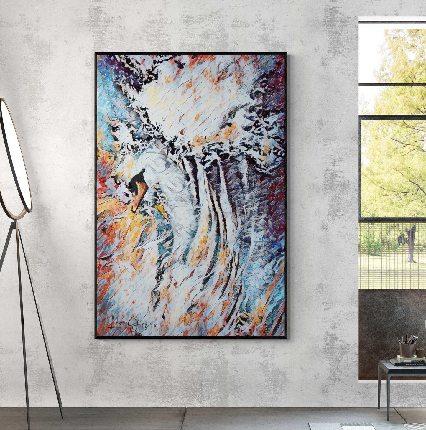 The Golden Swan Wall Art - ARTAX GALLERY