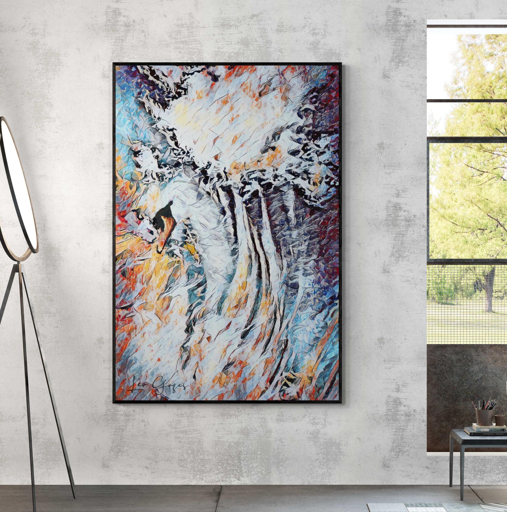 The Golden Swan Wall Art - ARTAX GALLERY