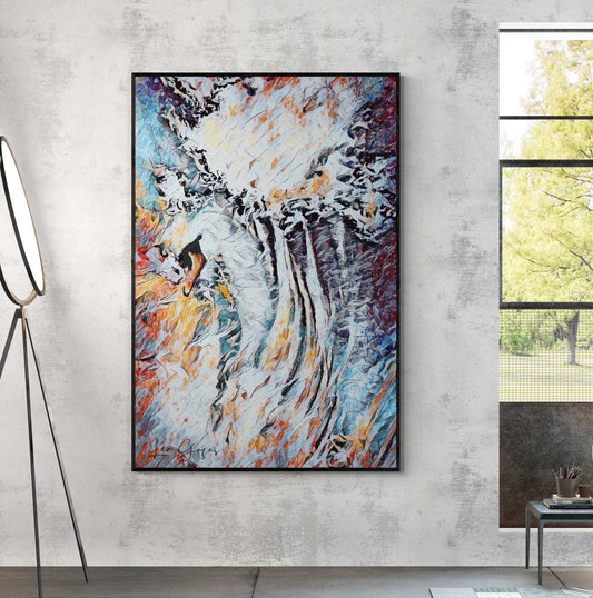 The Golden Swan Wall Art - ARTAX GALLERY