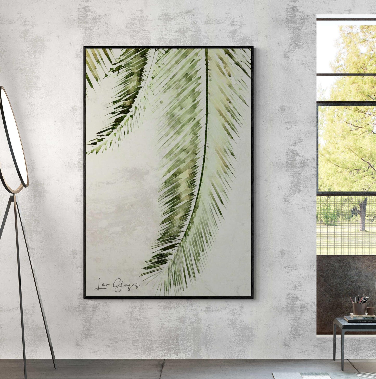 Silent Green Wall Art - ARTAX GALLERY