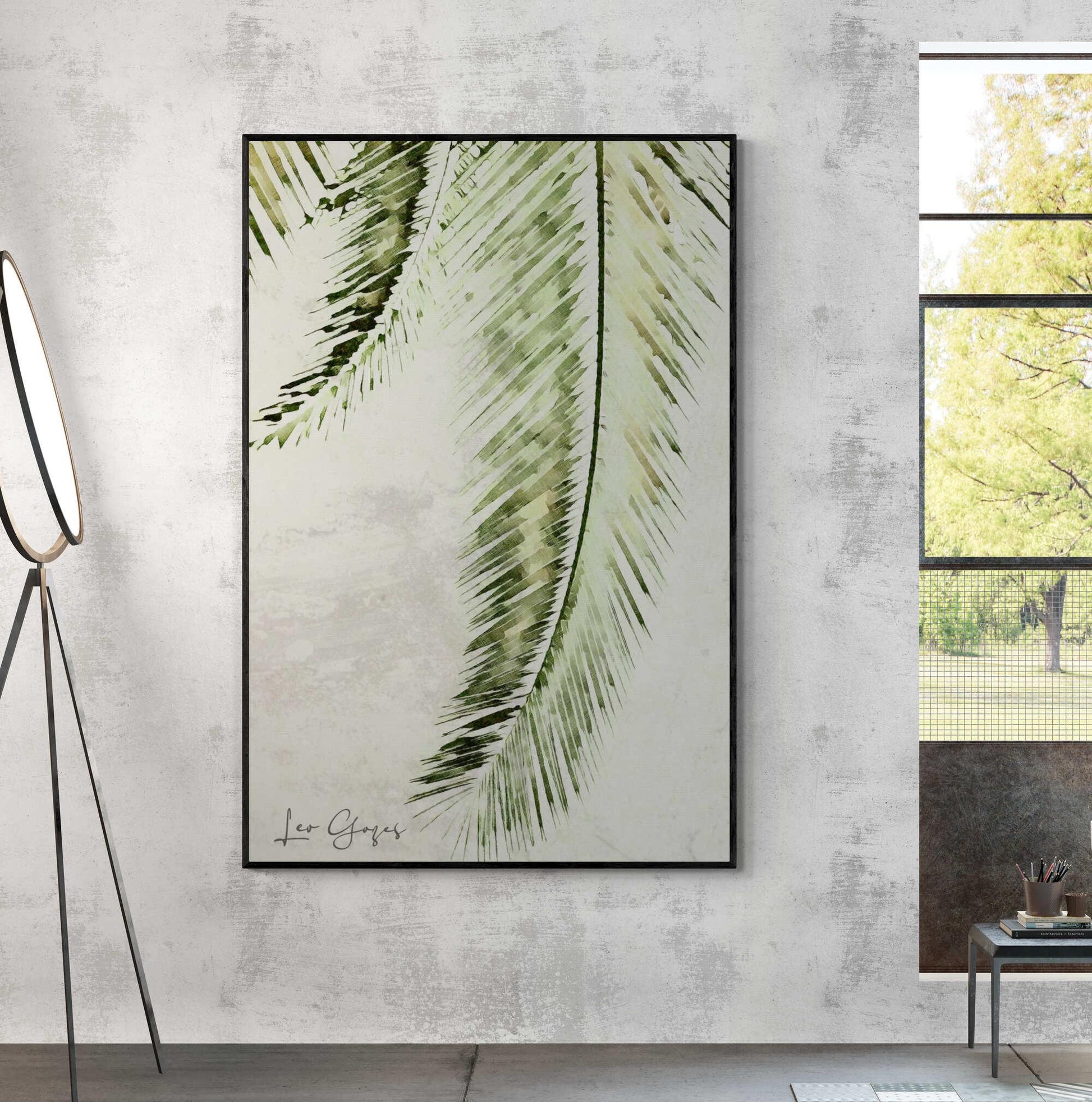 Silent Green Wall Art - ARTAX GALLERY