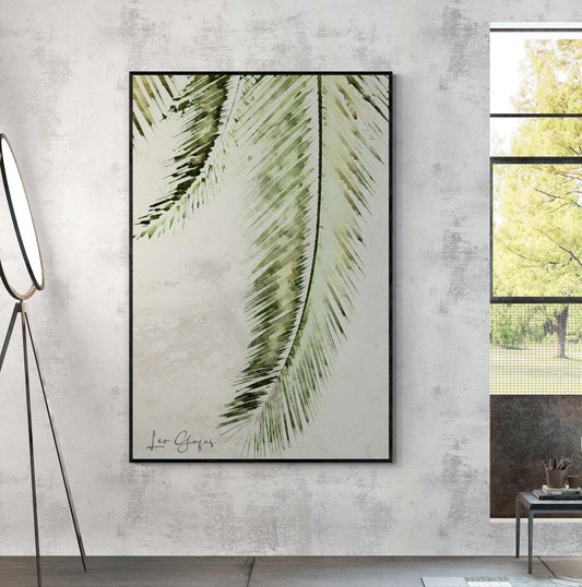 Silent Green Wall Art - ARTAX GALLERY