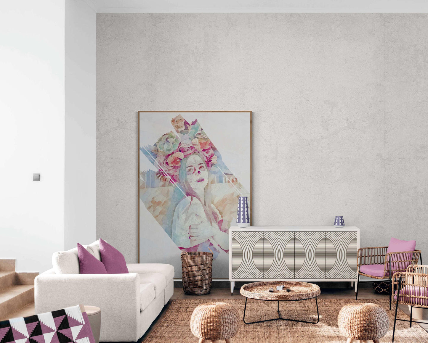 Day of the Dead Beauty Wall Art - ARTAX GALLERY