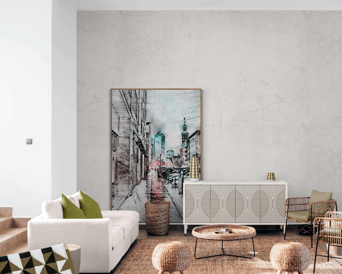 Urban Afternoon Wall Art - ARTAX GALLERY