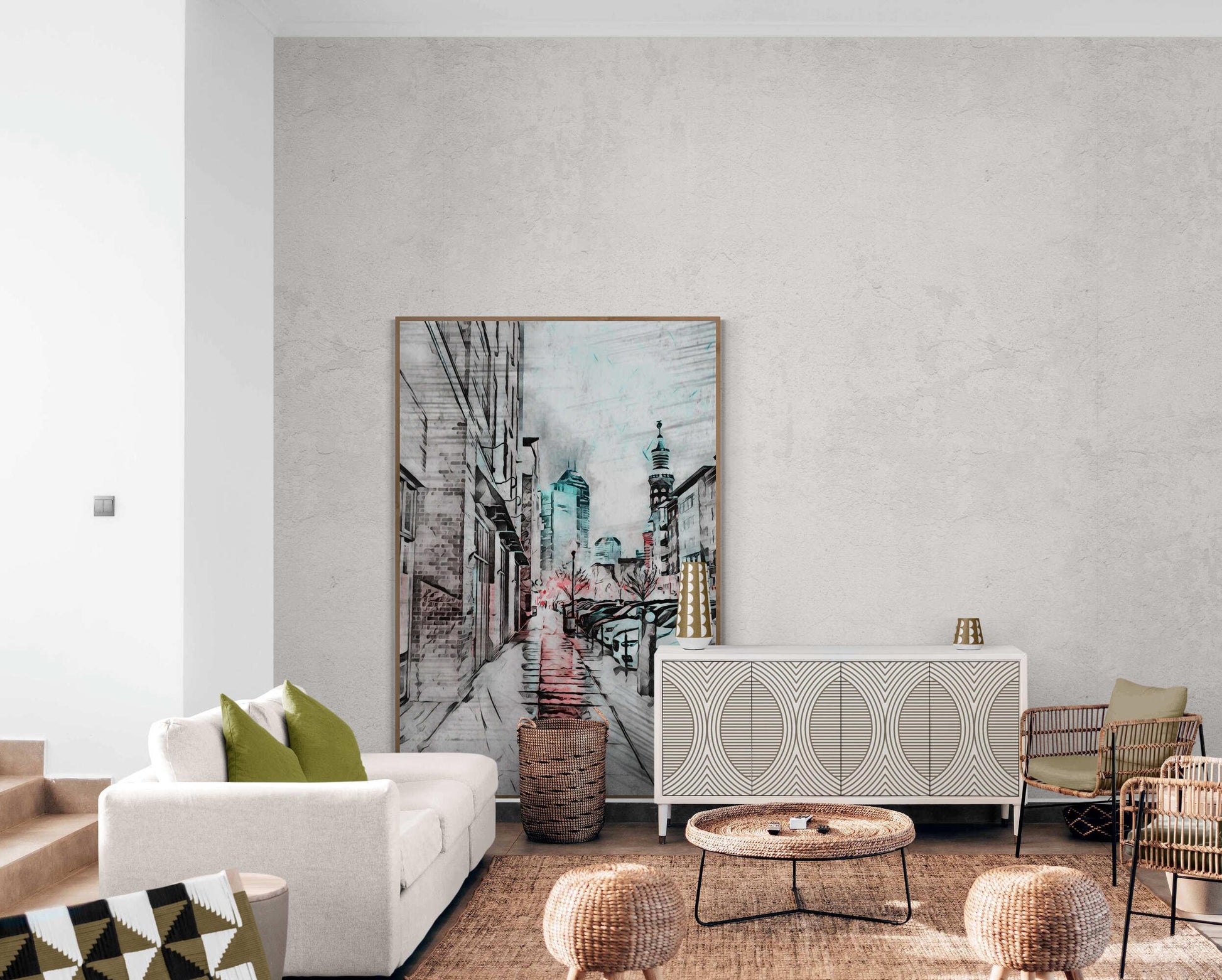 Urban Afternoon Wall Art - ARTAX GALLERY