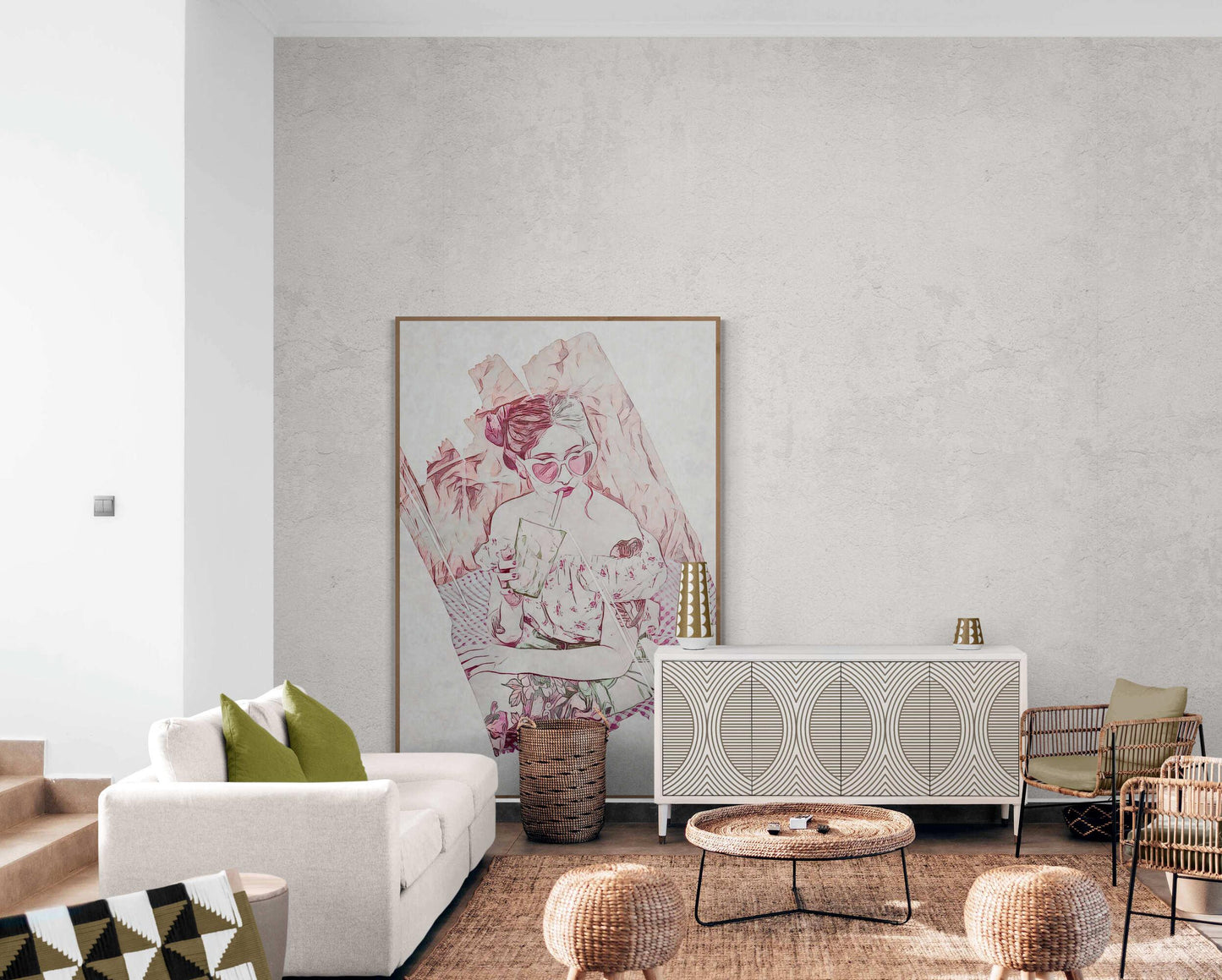 The Picnic Girl Wall Art - ARTAX GALLERY