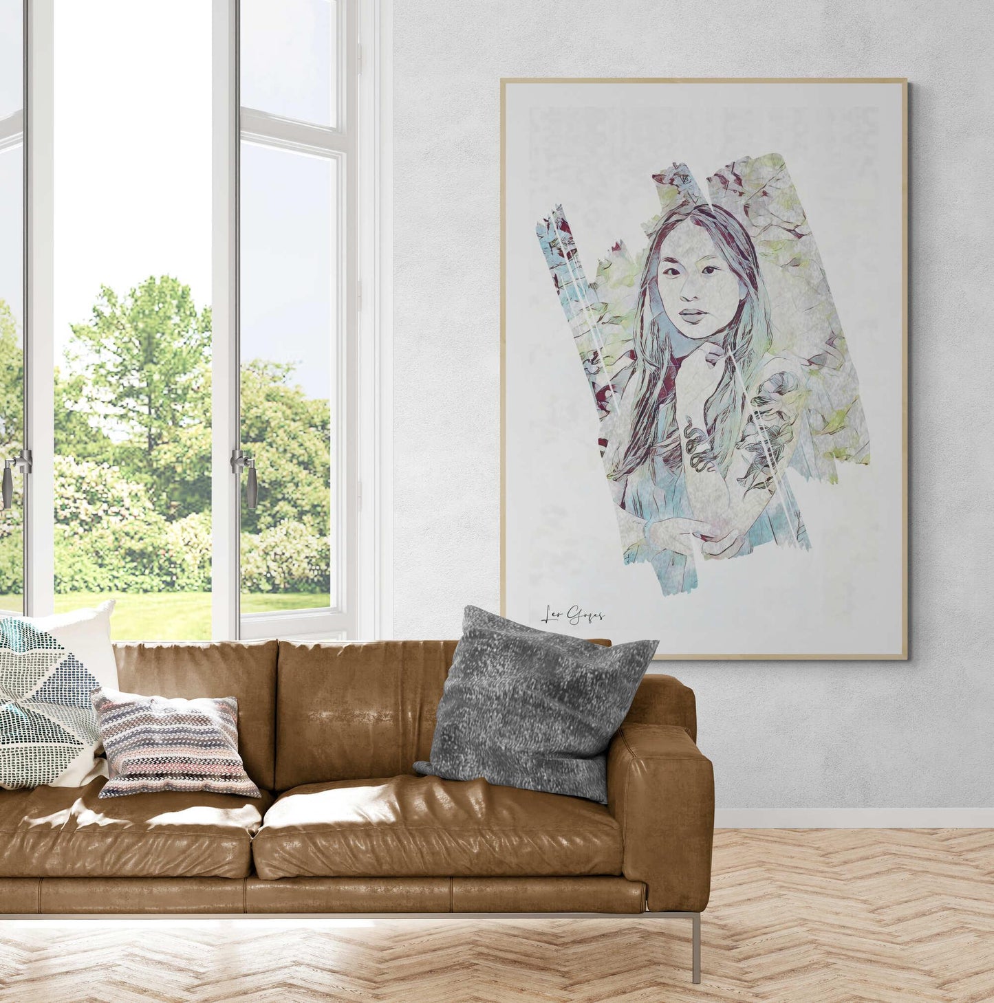 Dragon Girl Wall Art - ARTAX GALLERY