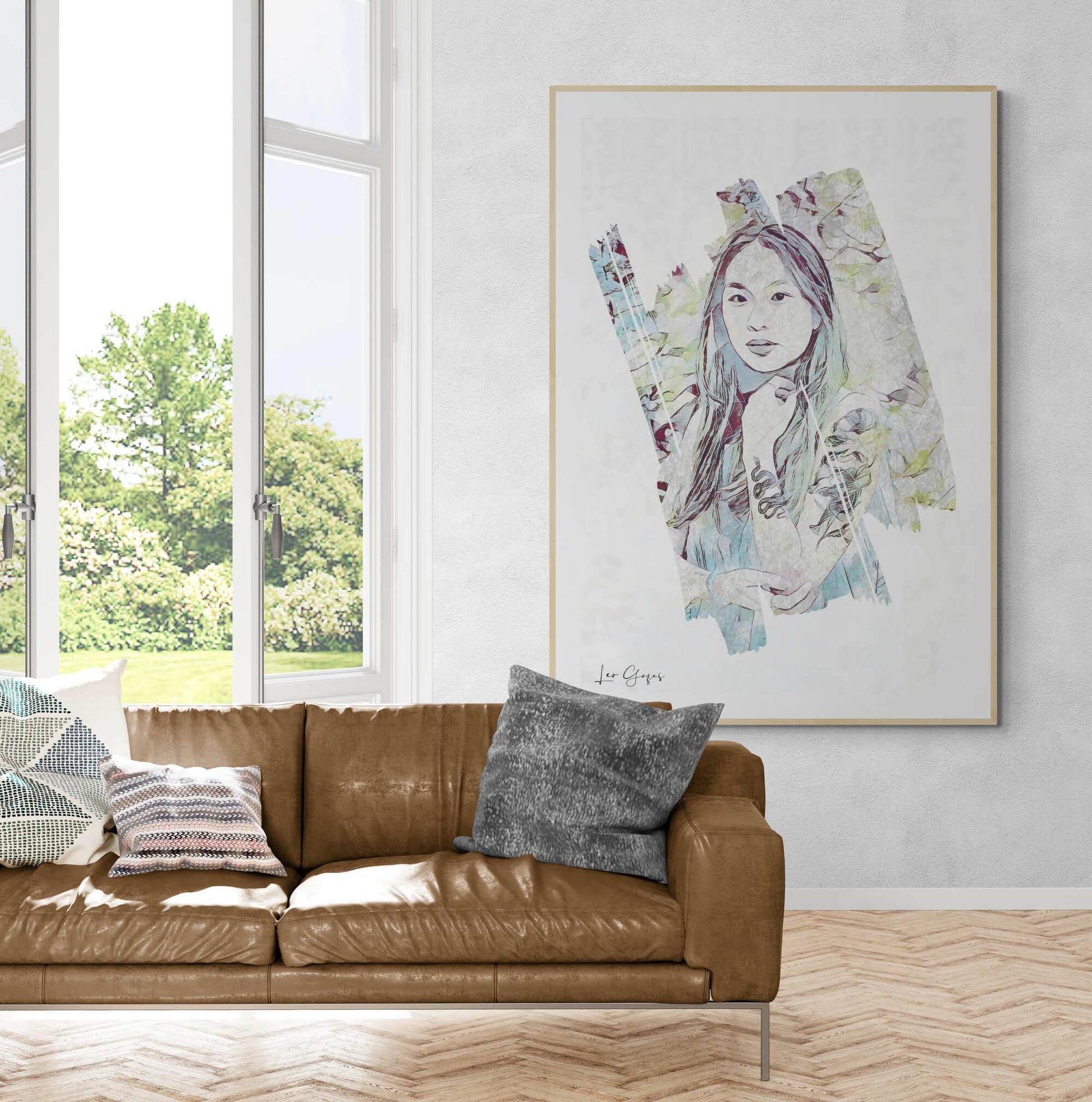 Dragon Girl Wall Art - ARTAX GALLERY