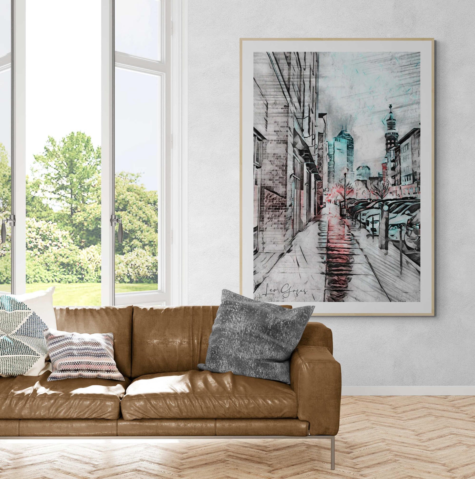 Urban Afternoon Wall Art - ARTAX GALLERY