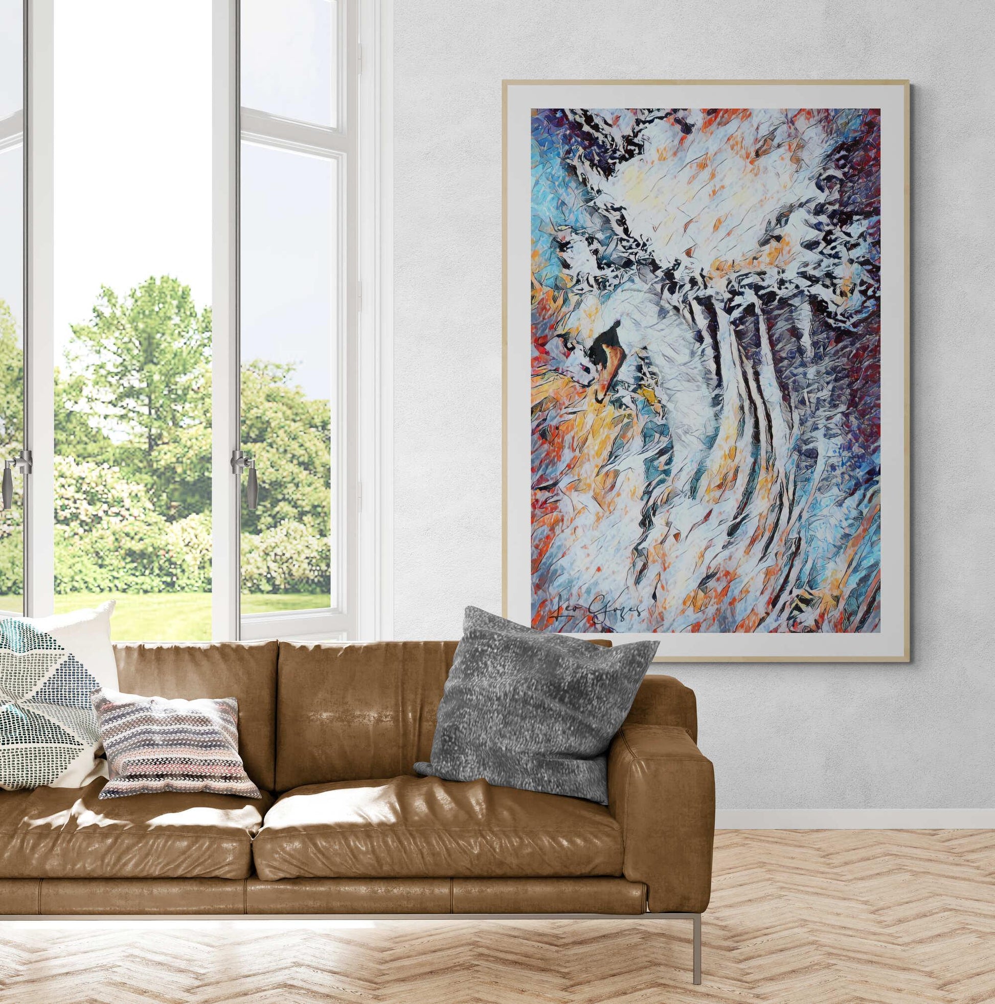 The Golden Swan Wall Art - ARTAX GALLERY