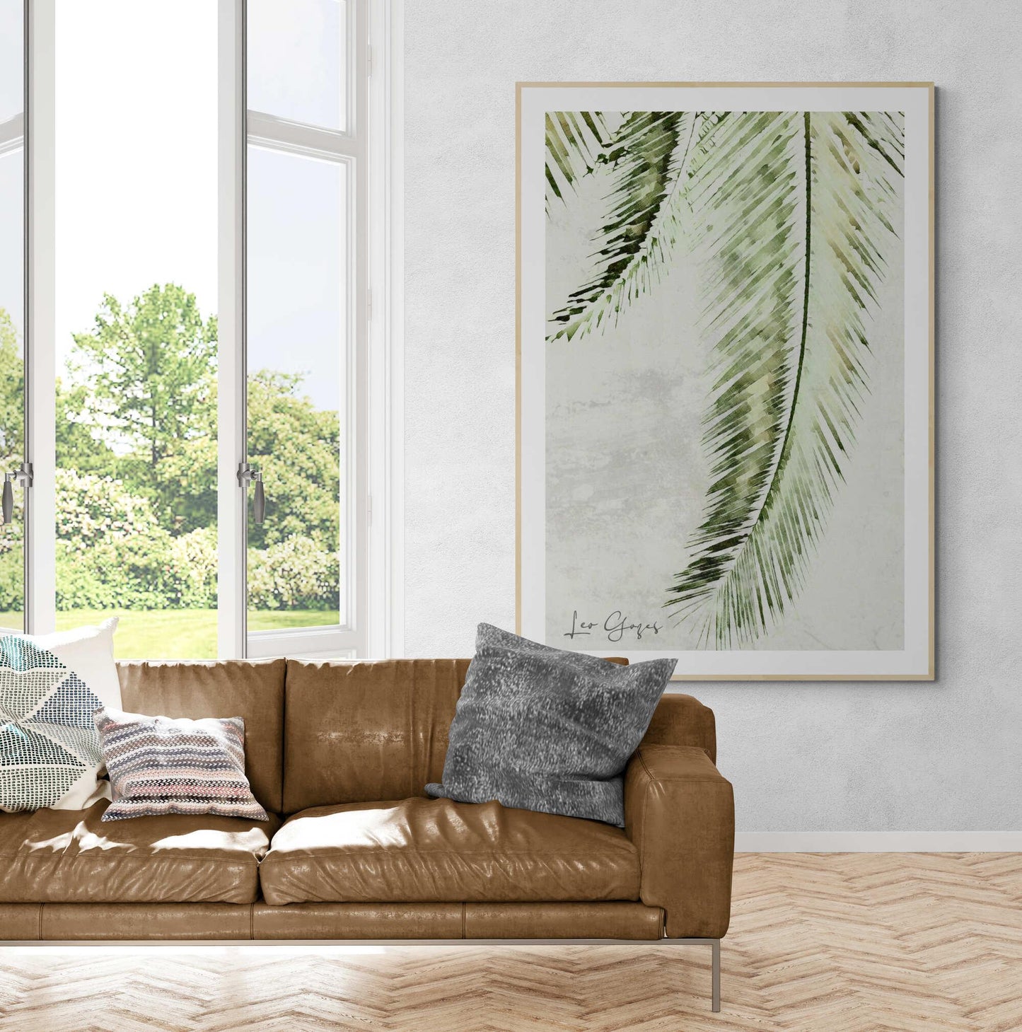 Silent Green Wall Art - ARTAX GALLERY