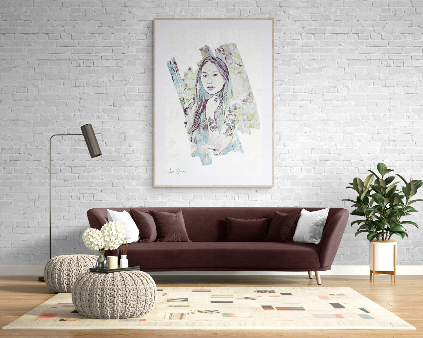 Dragon Girl Wall Art - ARTAX GALLERY