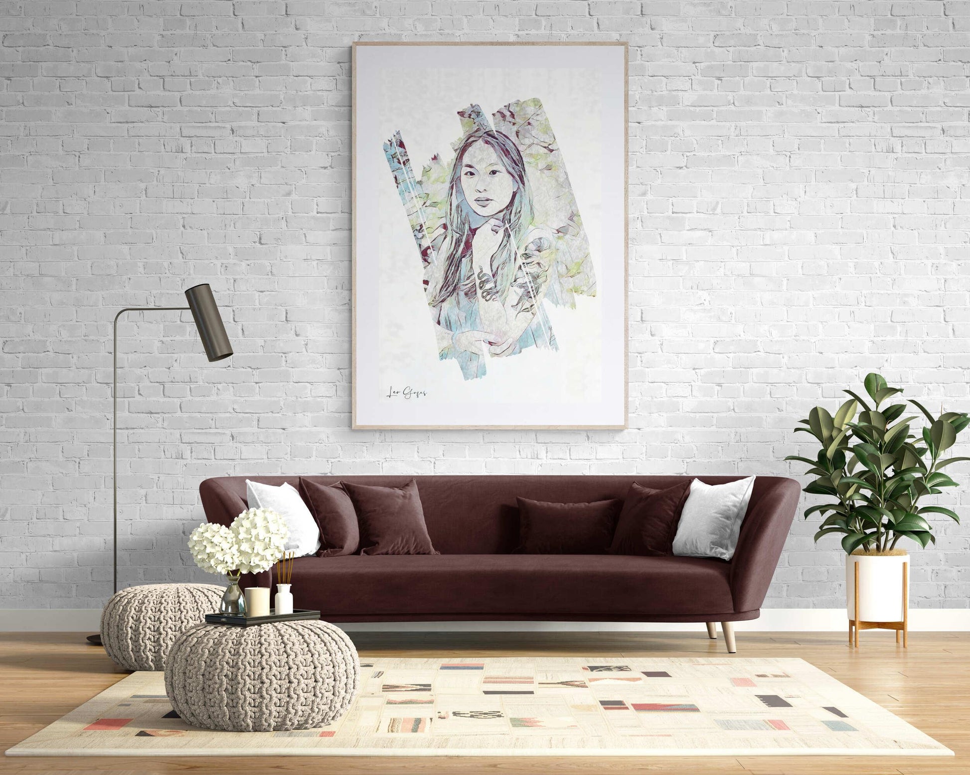 Dragon Girl Wall Art - ARTAX GALLERY