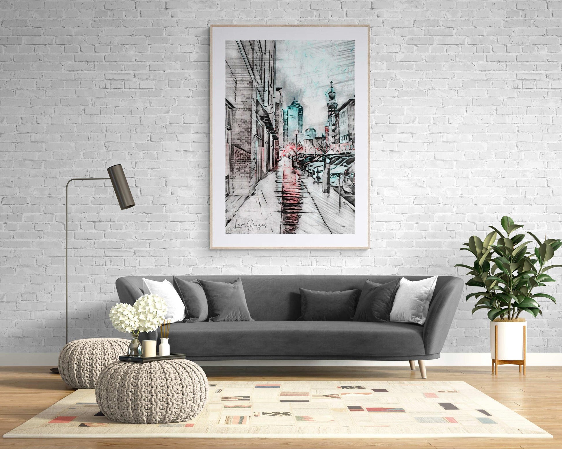 Urban Afternoon Wall Art - ARTAX GALLERY