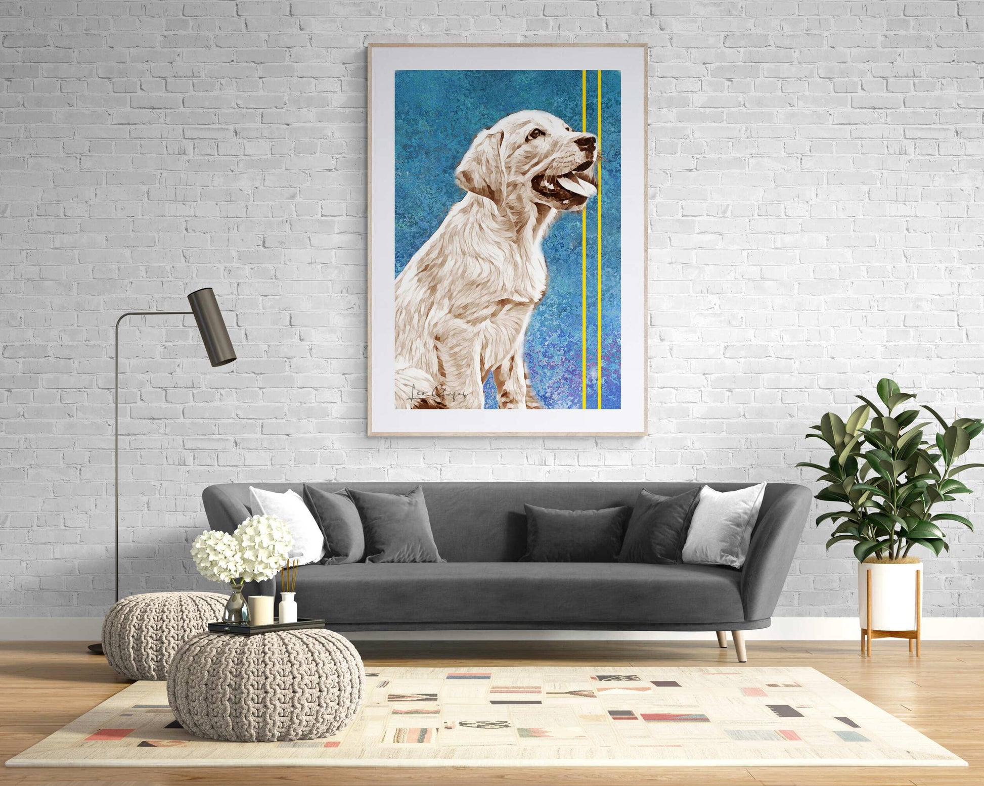 Golden Retriever Puppy Wall Art - ARTAX GALLERY