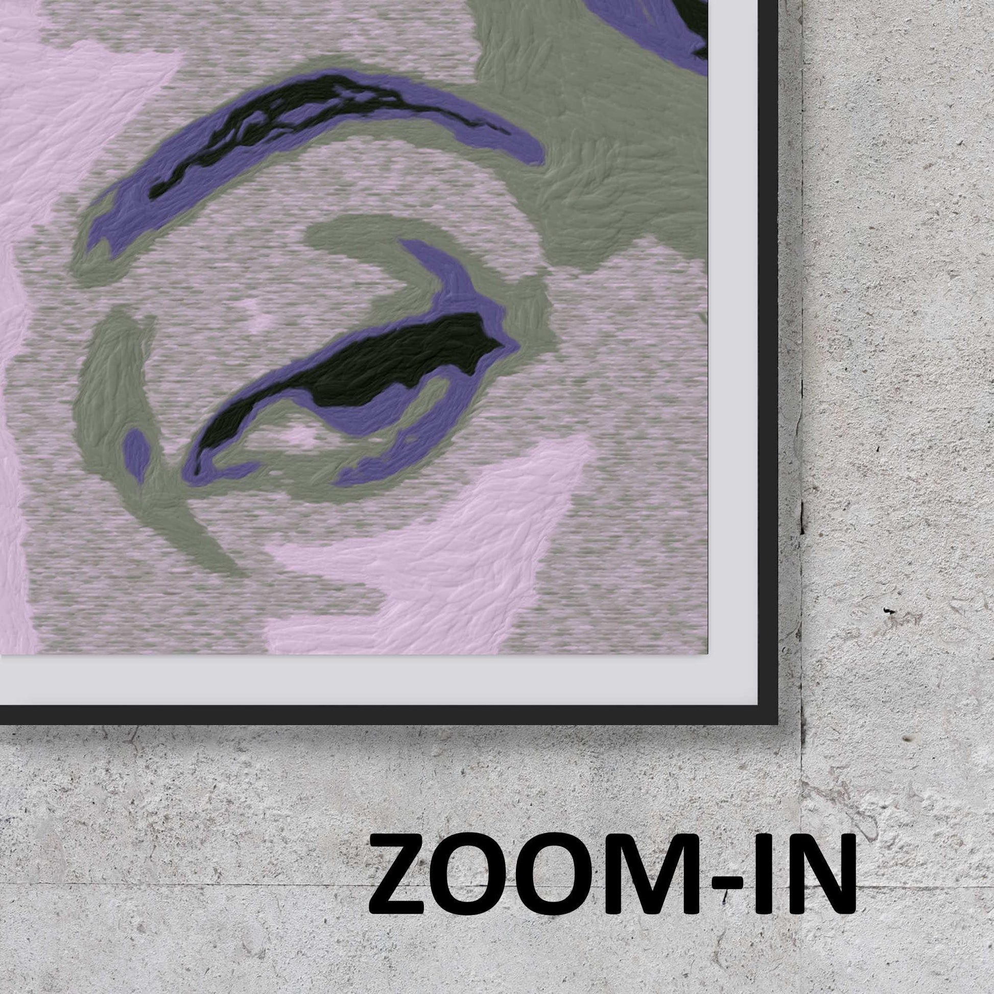 Dark Blue Woman Wall Art - ARTAX GALLERY