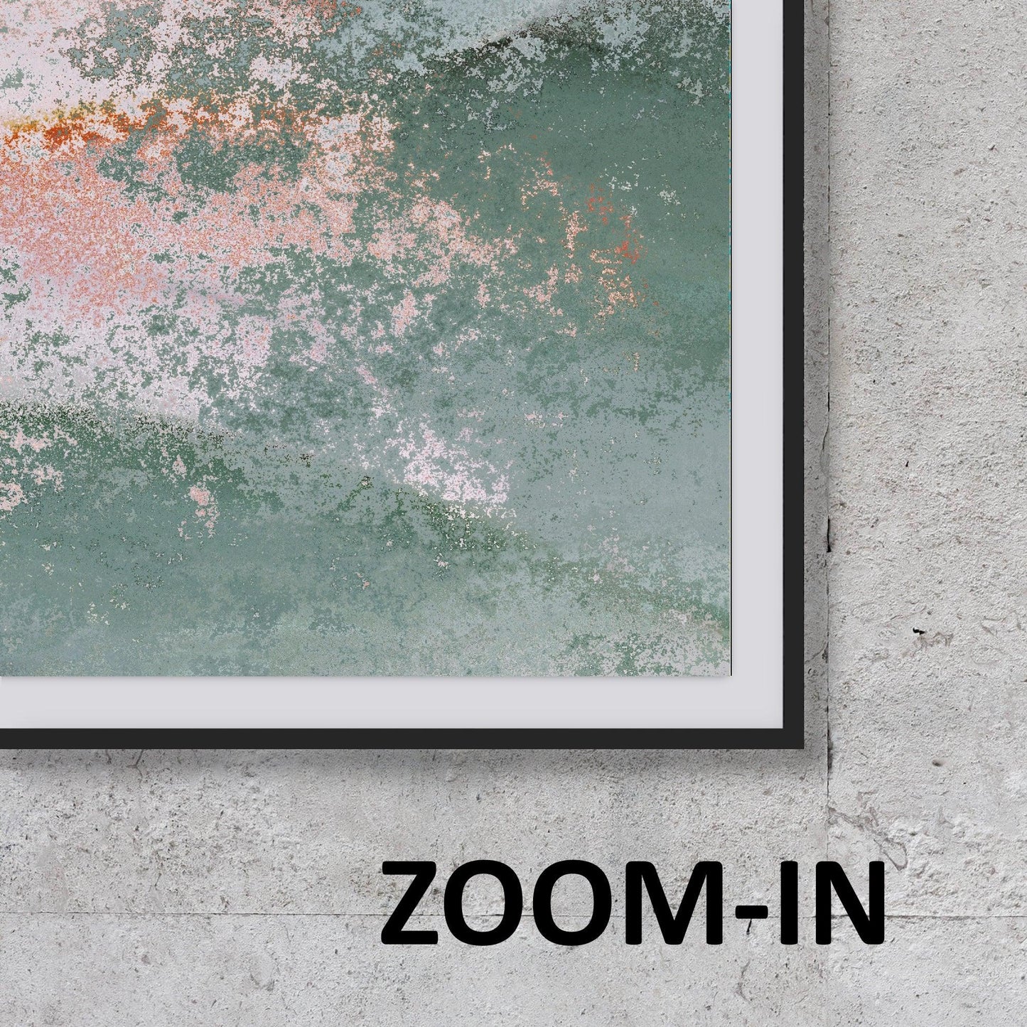 Orange Green Wall Art - ARTAX GALLERY