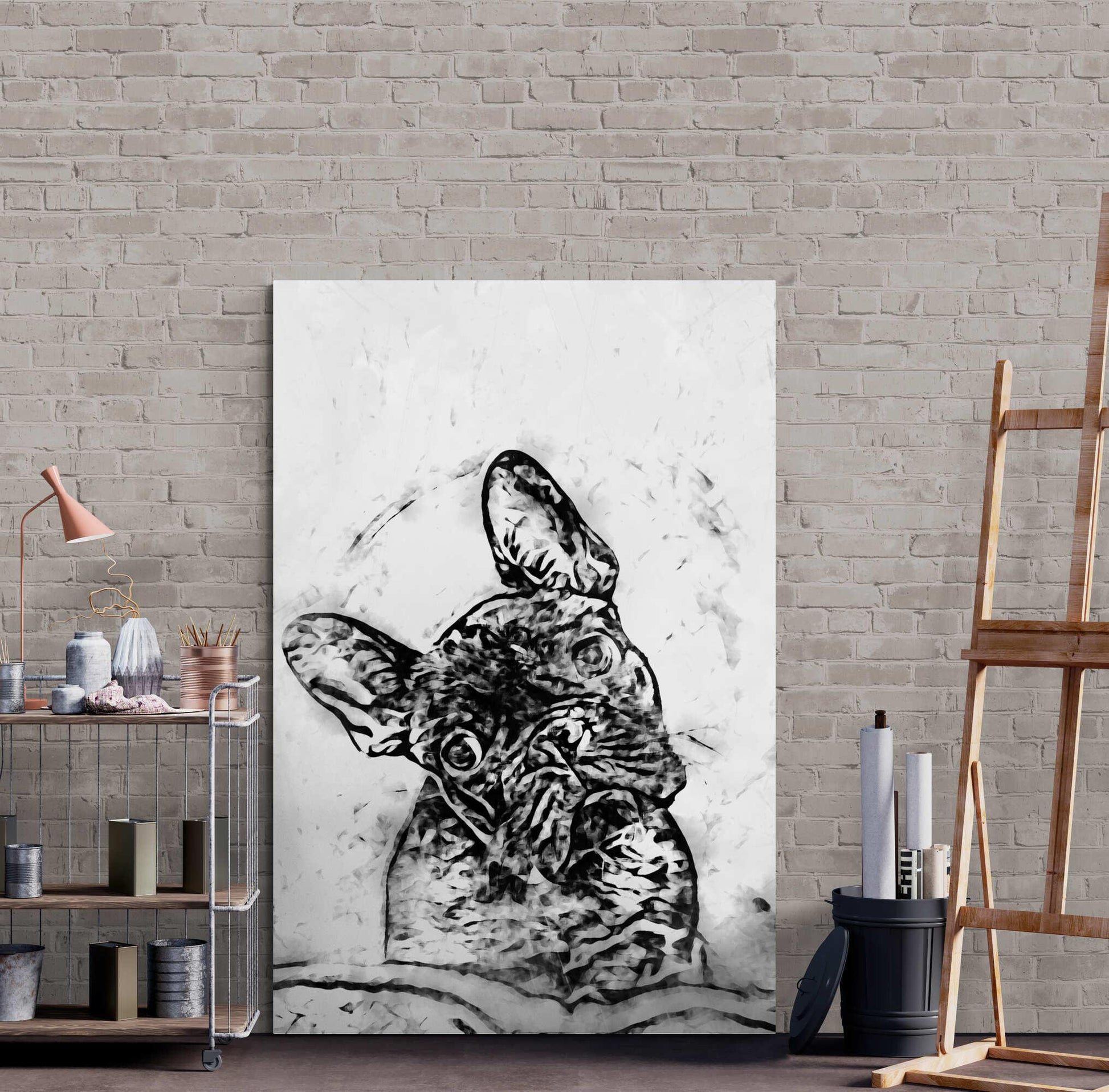 French Bulldog Wall Art - ARTAX GALLERY