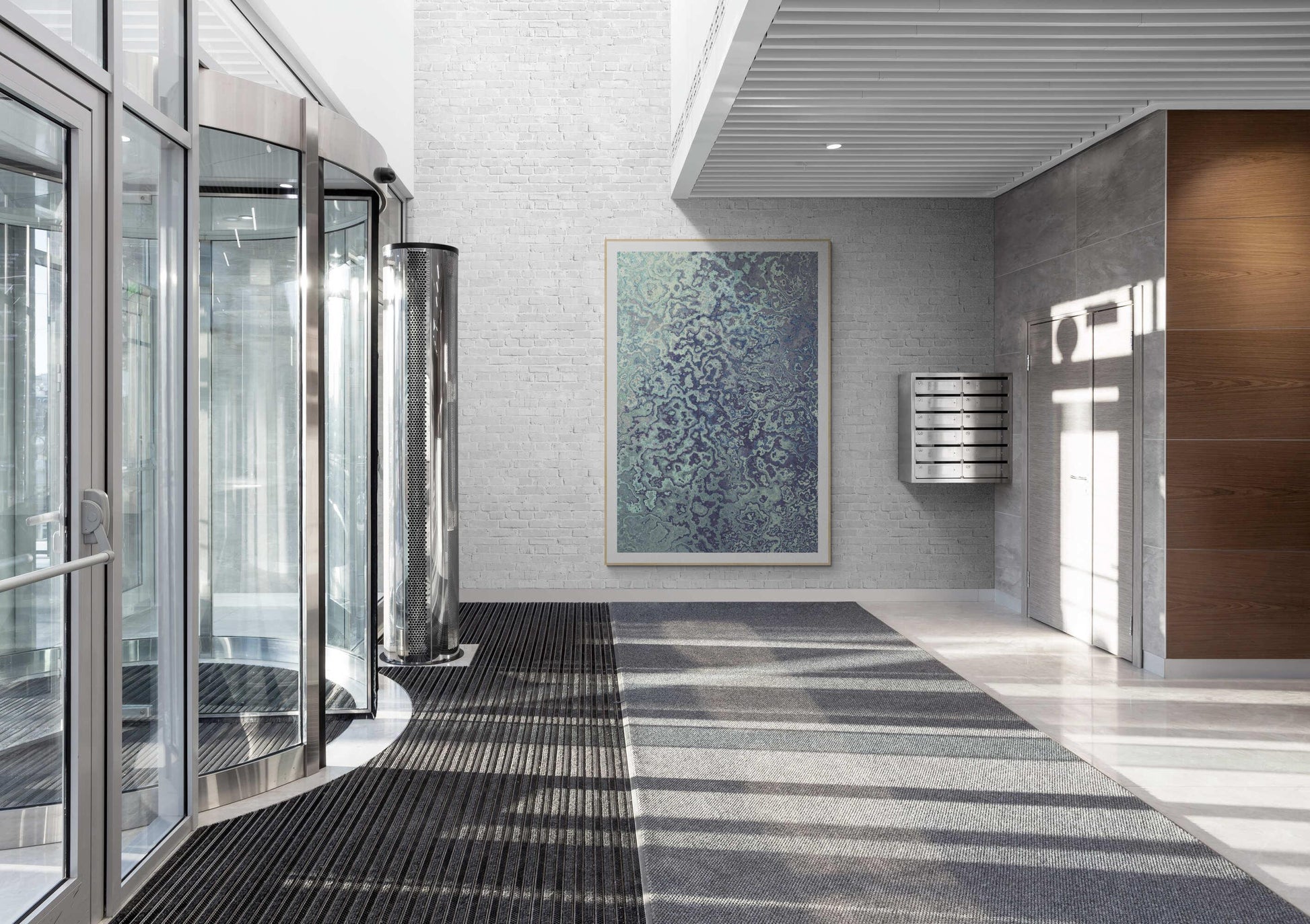 Turquoise Dust Wall Art - ARTAX GALLERY