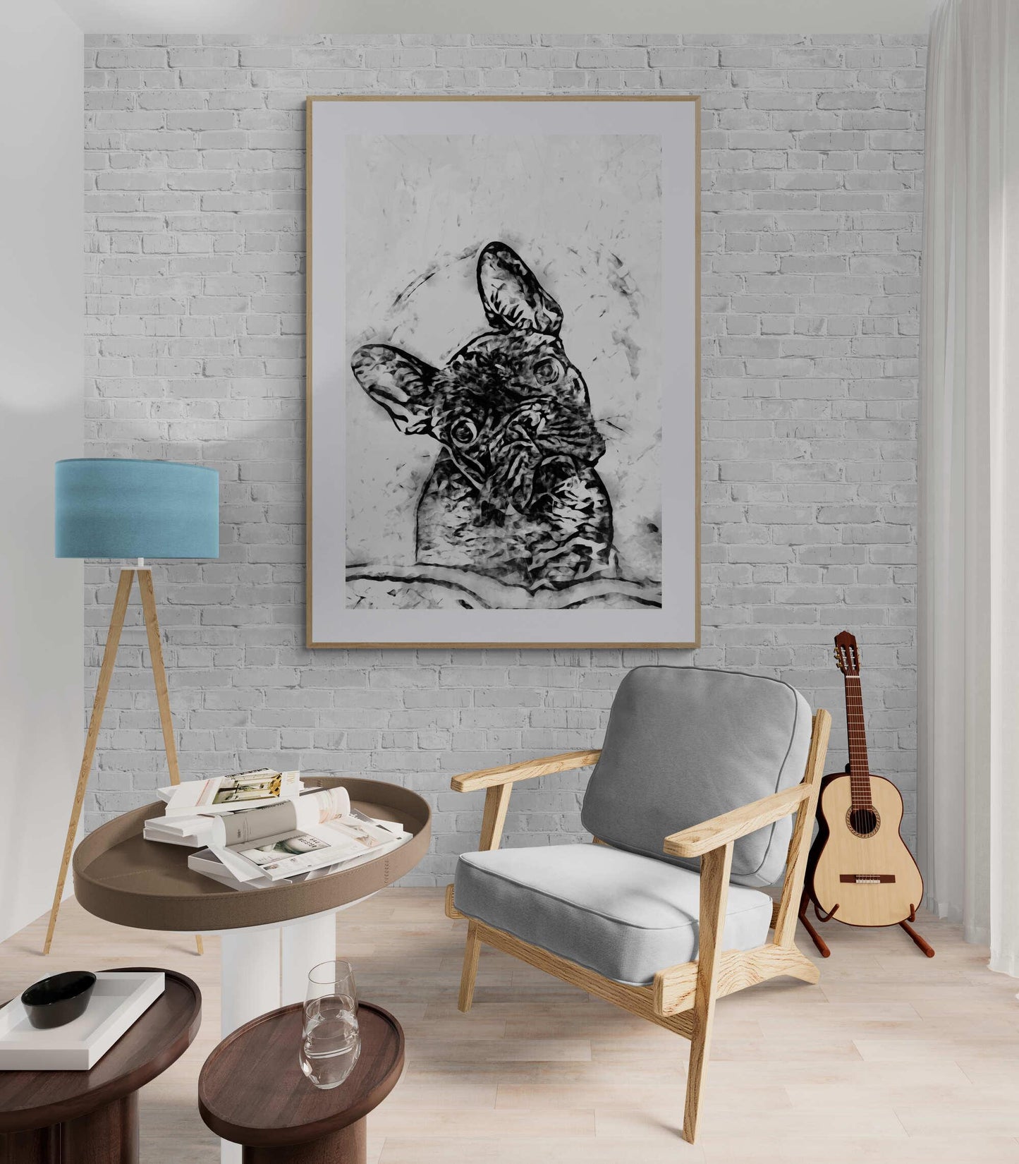 French Bulldog Wall Art - ARTAX GALLERY