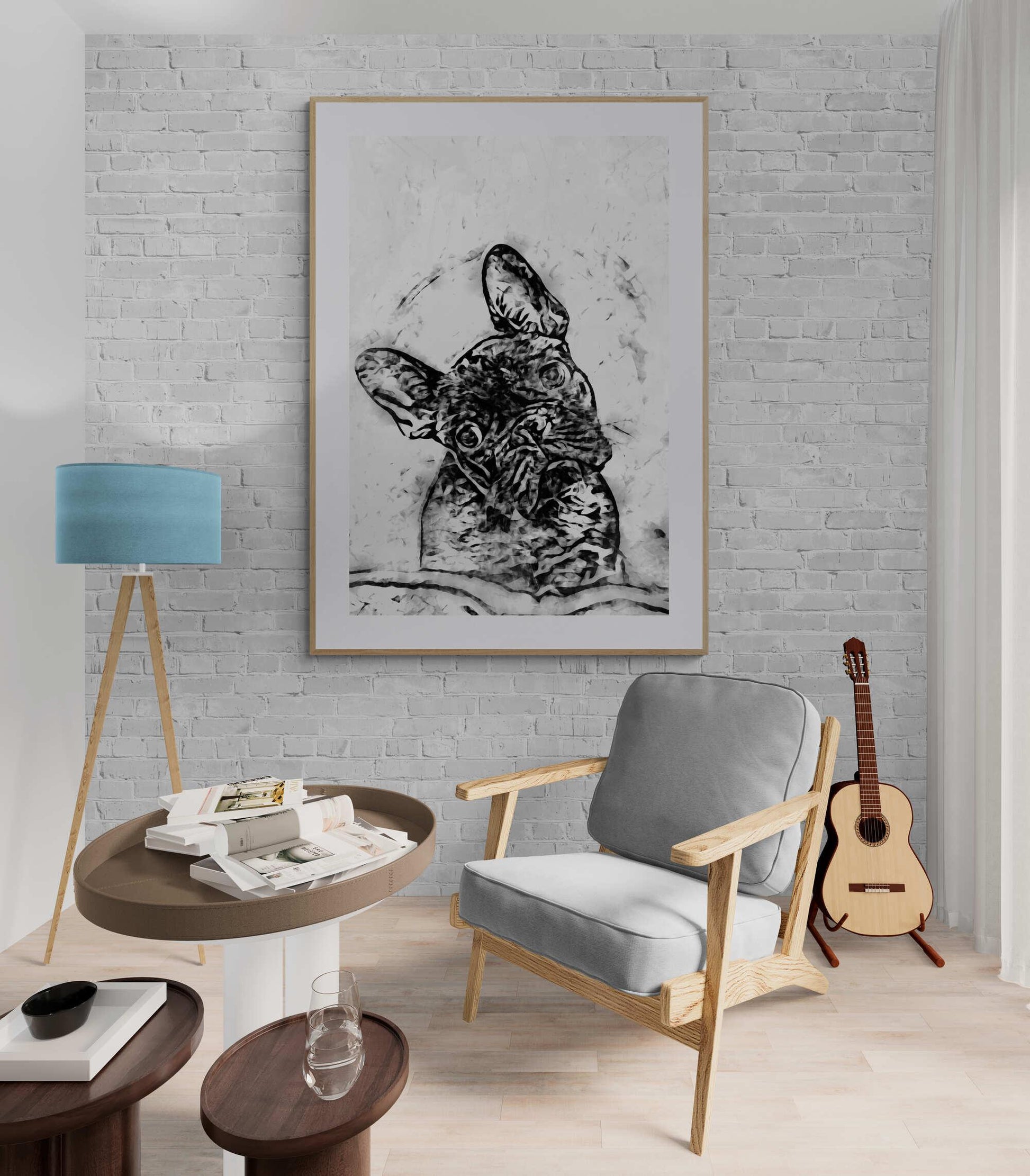French Bulldog Wall Art - ARTAX GALLERY