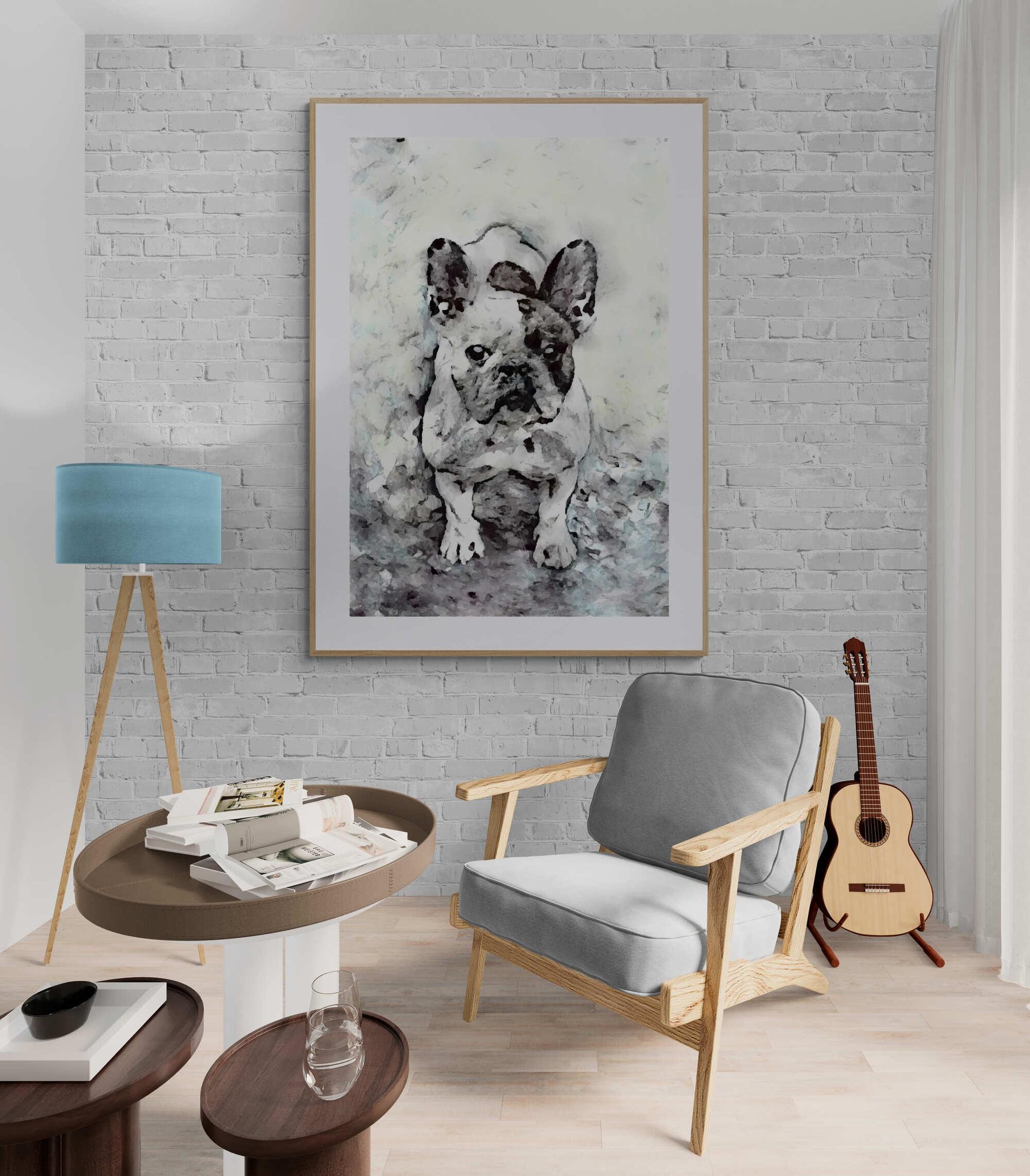 French Bulldog Wall Art - ARTAX GALLERY