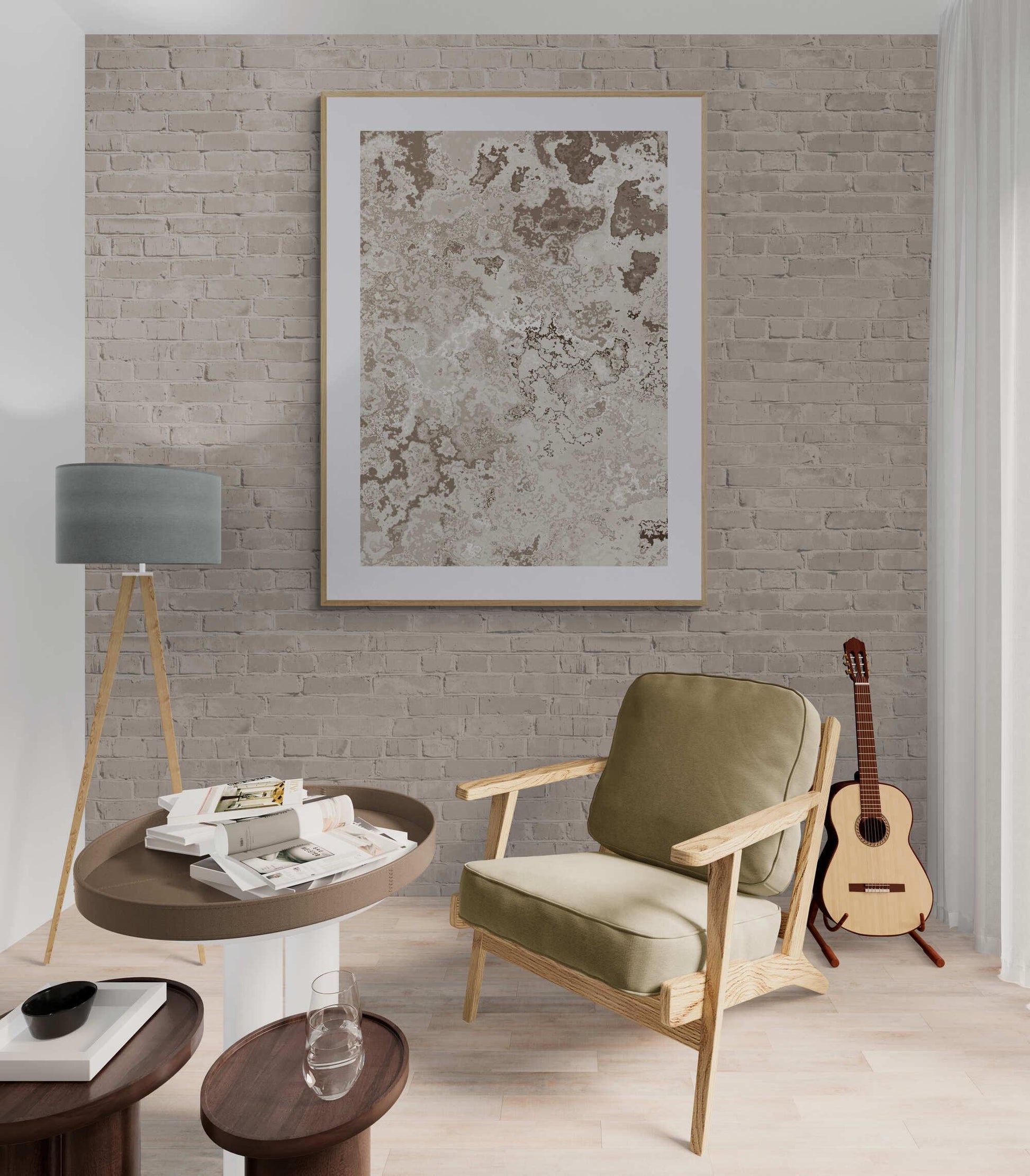 Brown Land Wall Art - ARTAX GALLERY