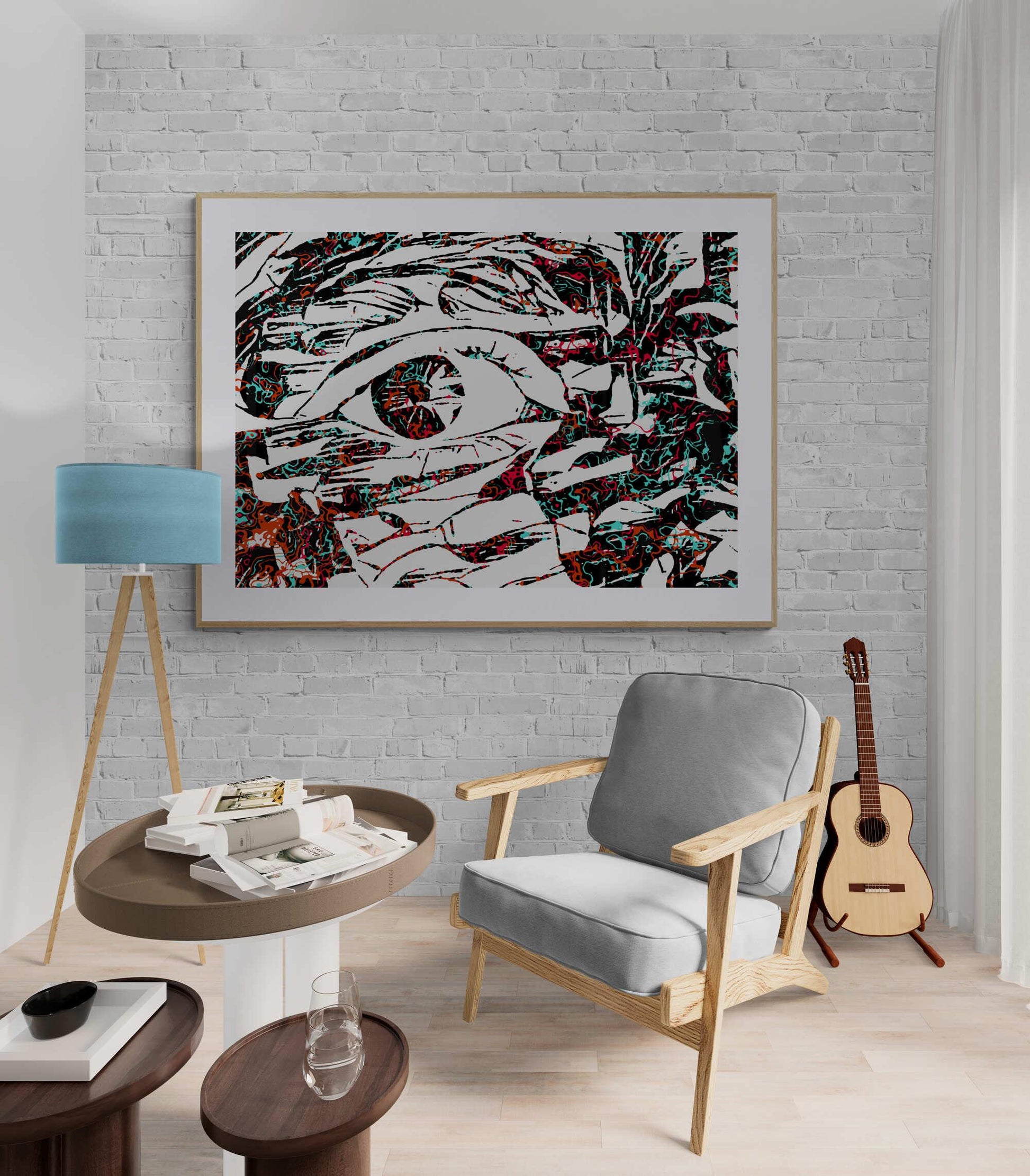 Pop Art Eye Wall Art - ARTAX GALLERY