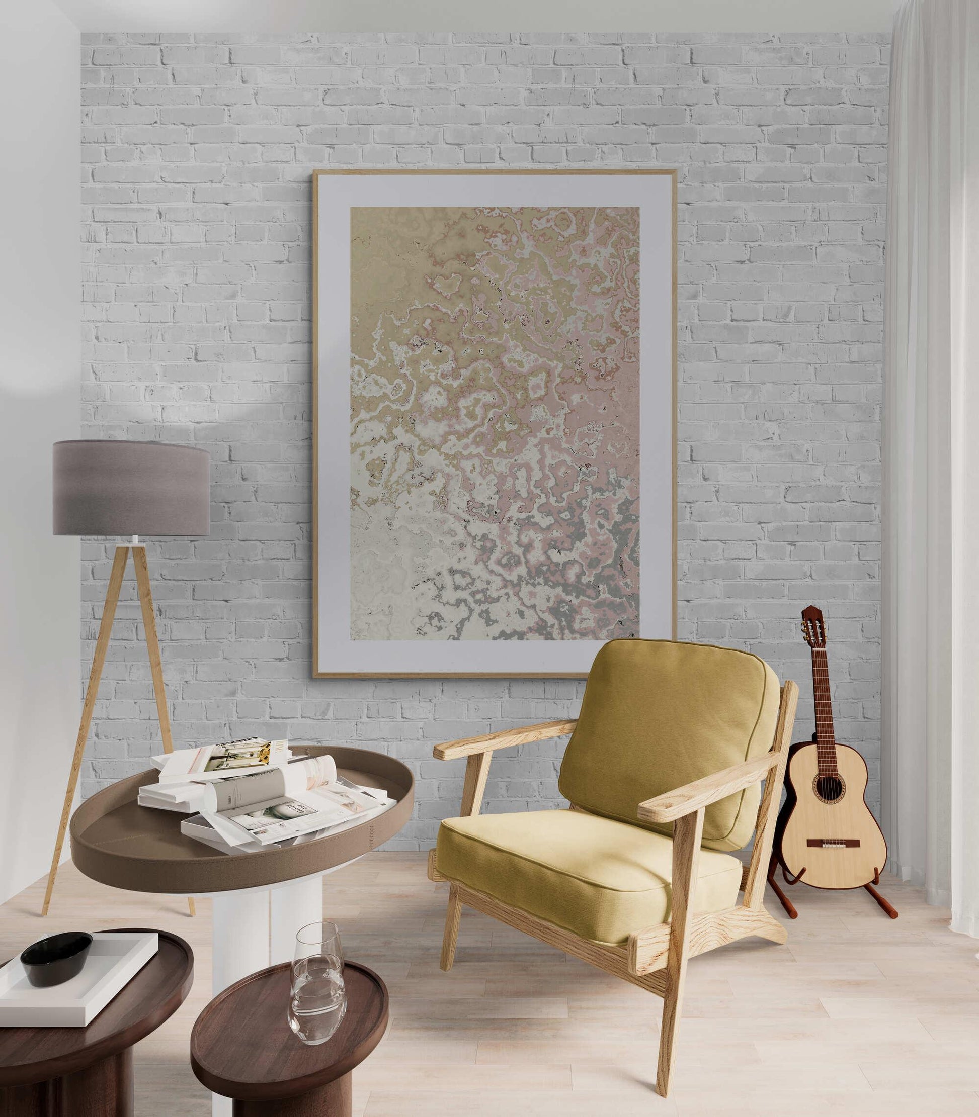 Pink Maze Wall Art - ARTAX GALLERY