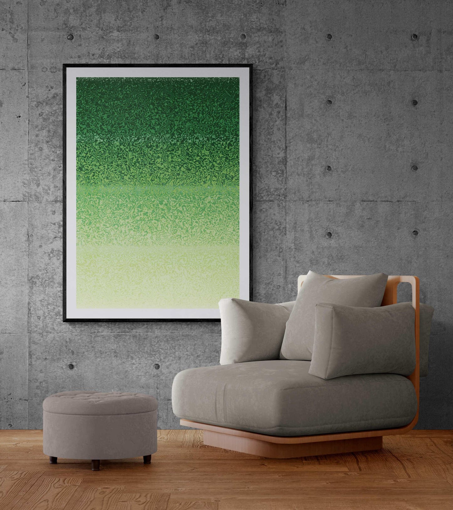 Green Pallet Wall Art - ARTAX GALLERY