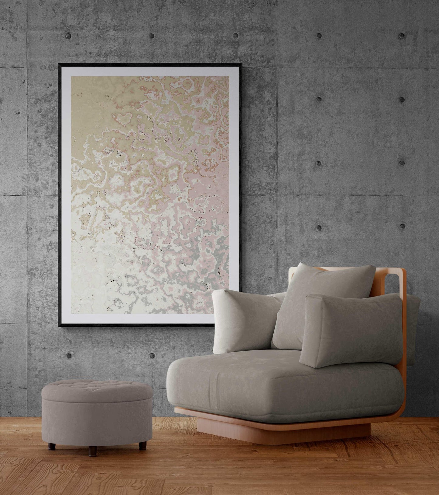 Pink Maze Wall Art - ARTAX GALLERY