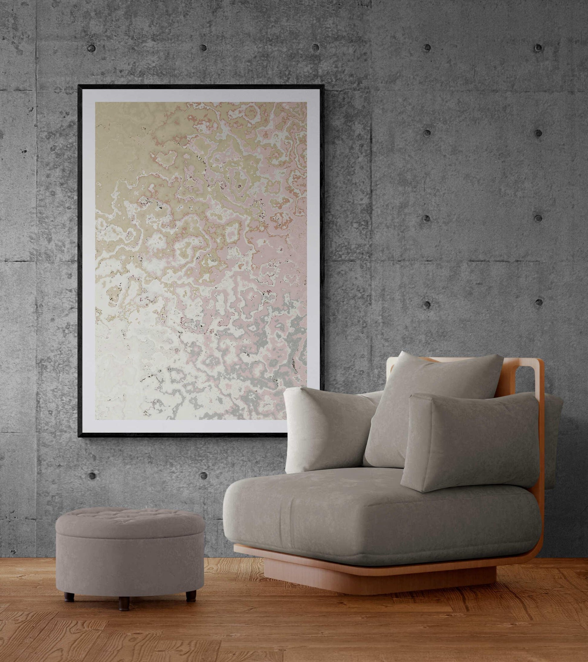 Pink Maze Wall Art - ARTAX GALLERY