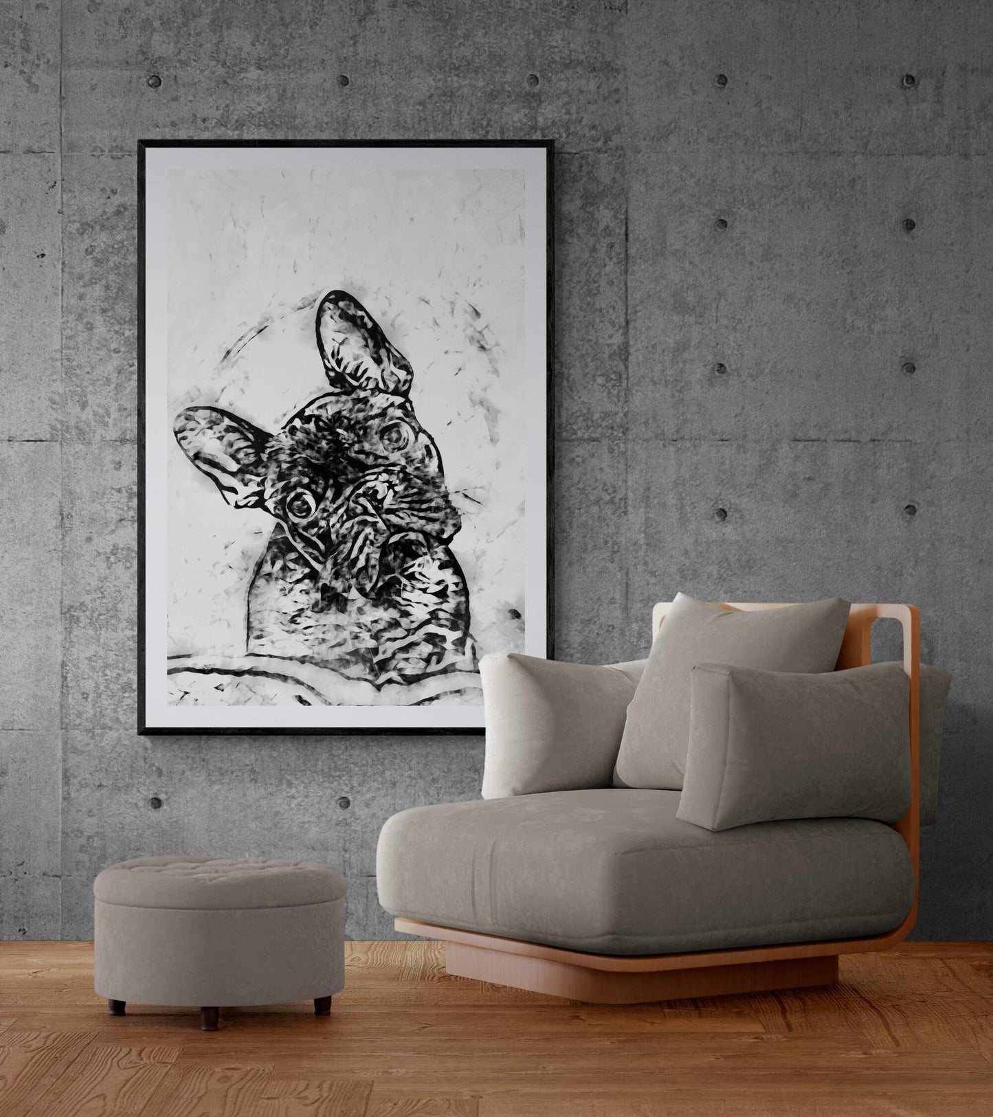 French Bulldog Wall Art - ARTAX GALLERY