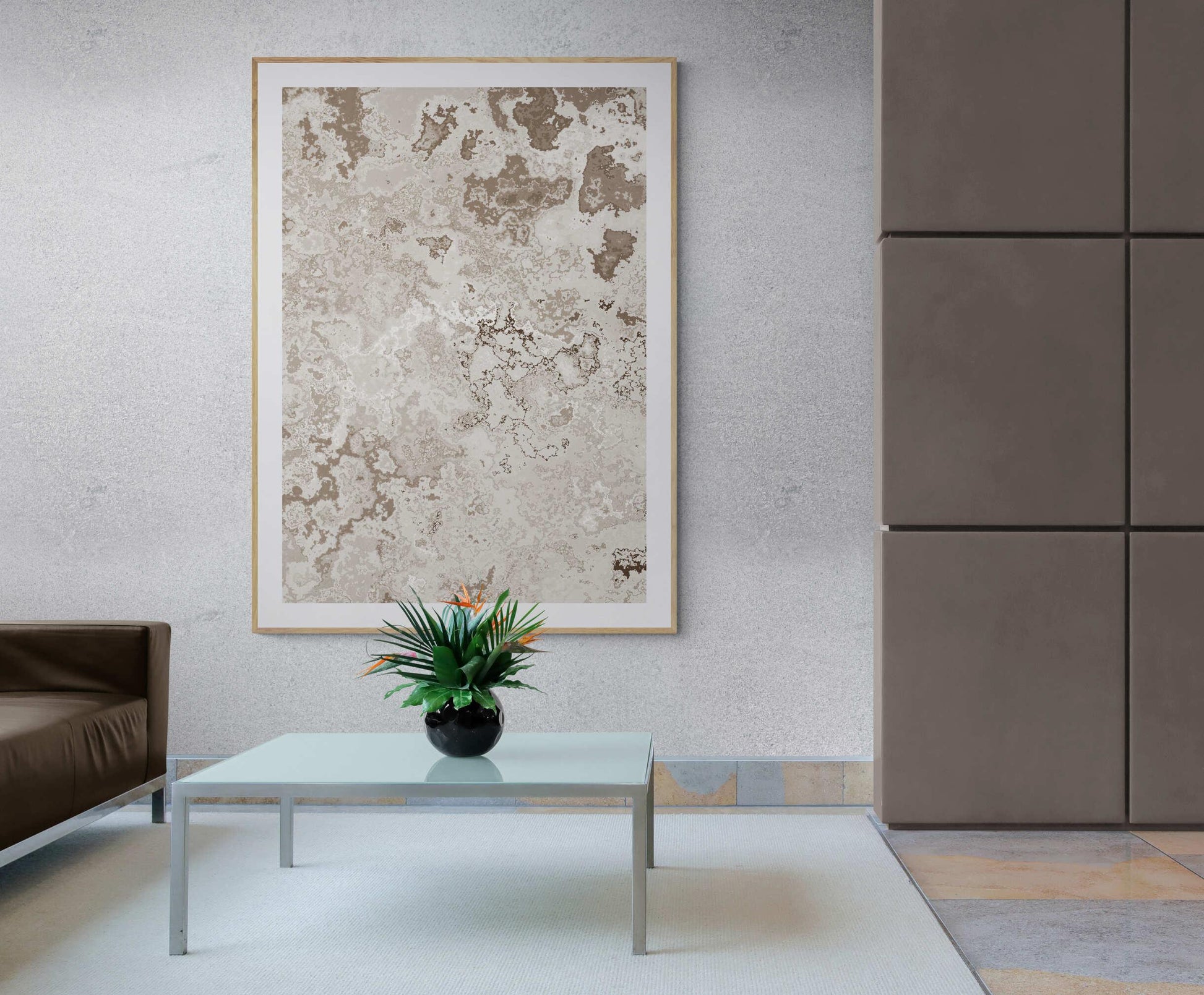 Brown Land Wall Art - ARTAX GALLERY