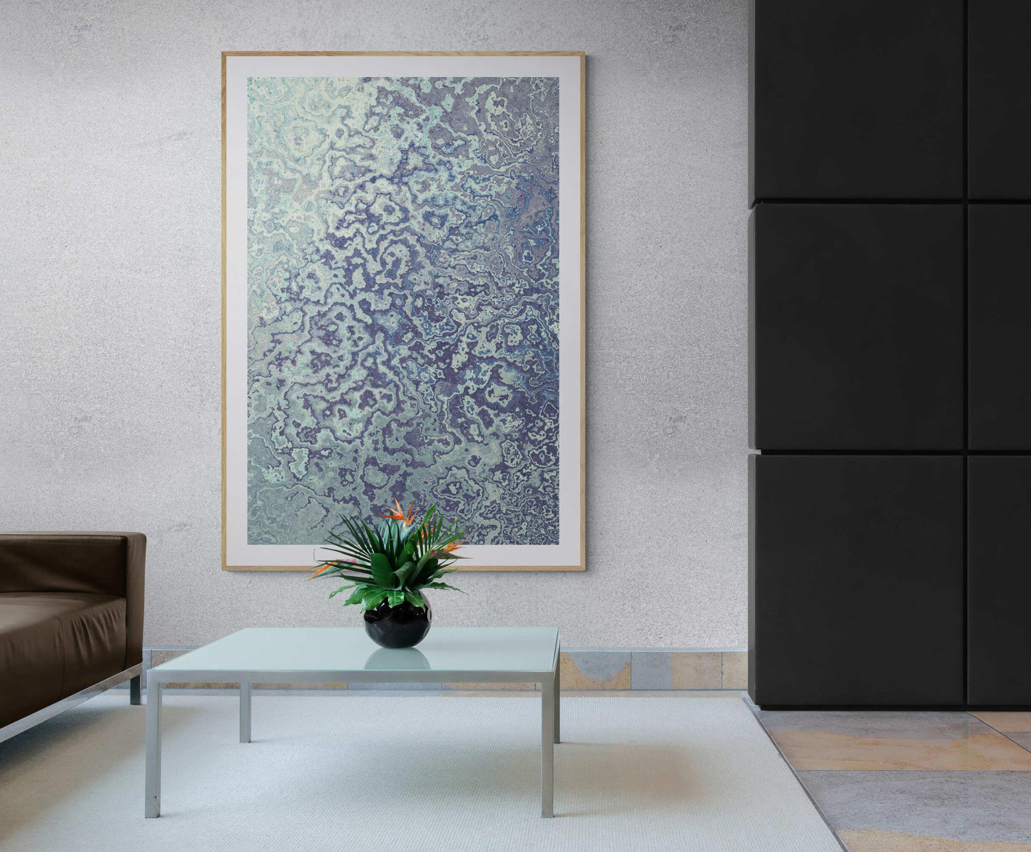 Turquoise Dust Wall Art - ARTAX GALLERY