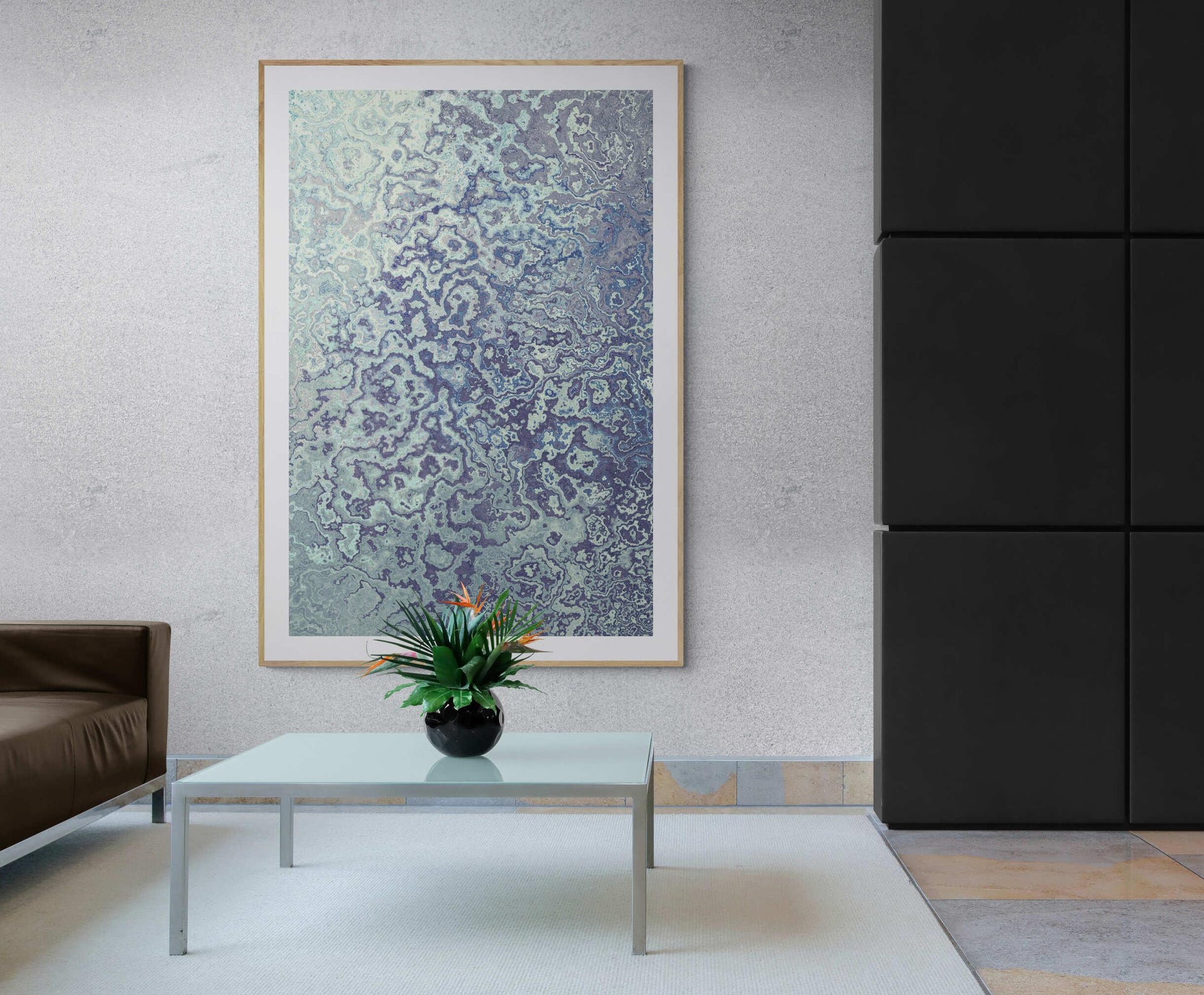 Turquoise Dust Wall Art - ARTAX GALLERY